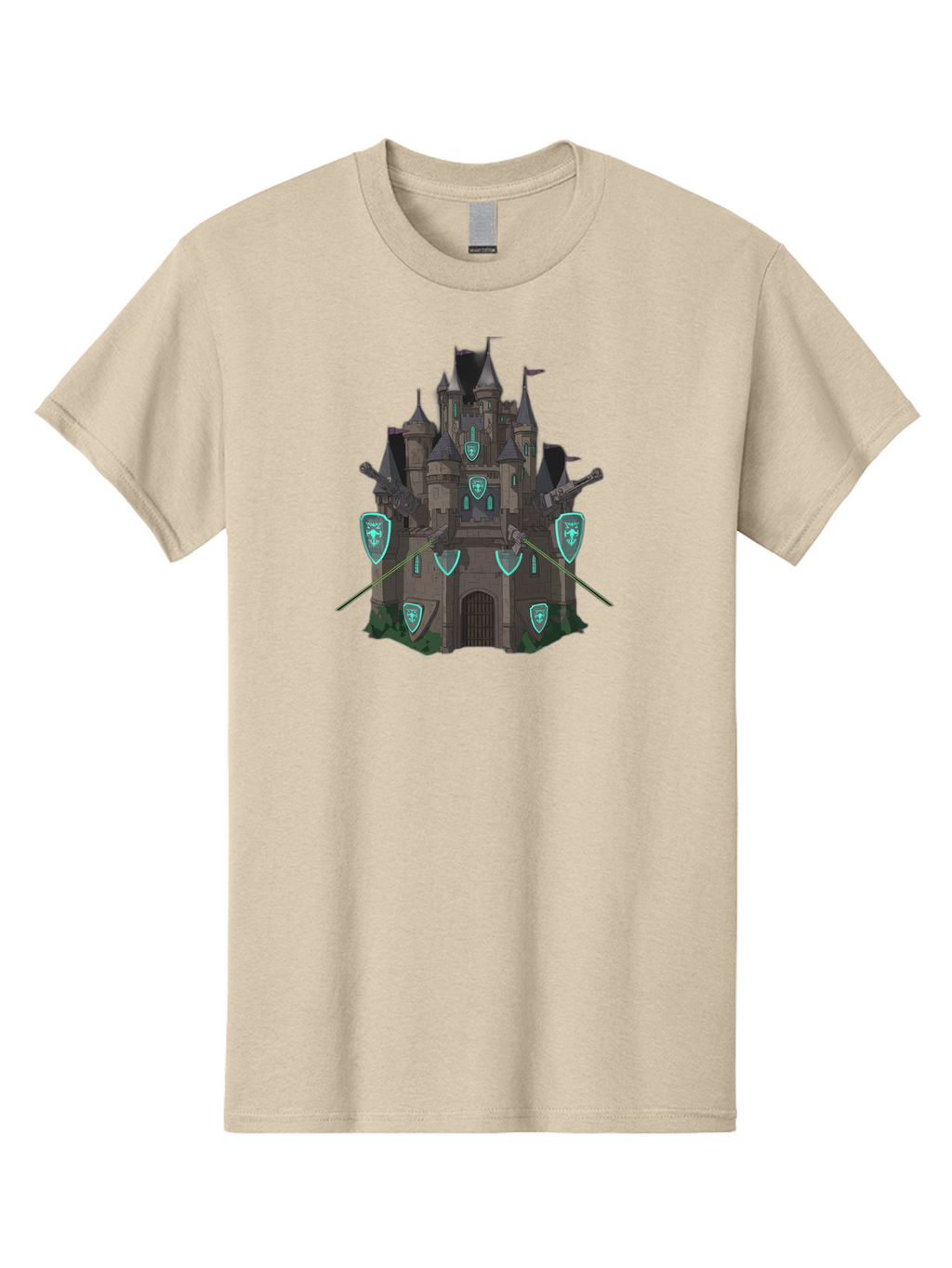 Medieval-Castle-1 Men'S Graphic Tee, 100% Cotton, Comfortable Casual Summer Wear, Machine Washable, Vintage Camera, Old Camera, Antique Camera, Black Camera, Classic Photography, Photography Equipment, Nostalgic Device, Film Camera, Camera Art Bag764