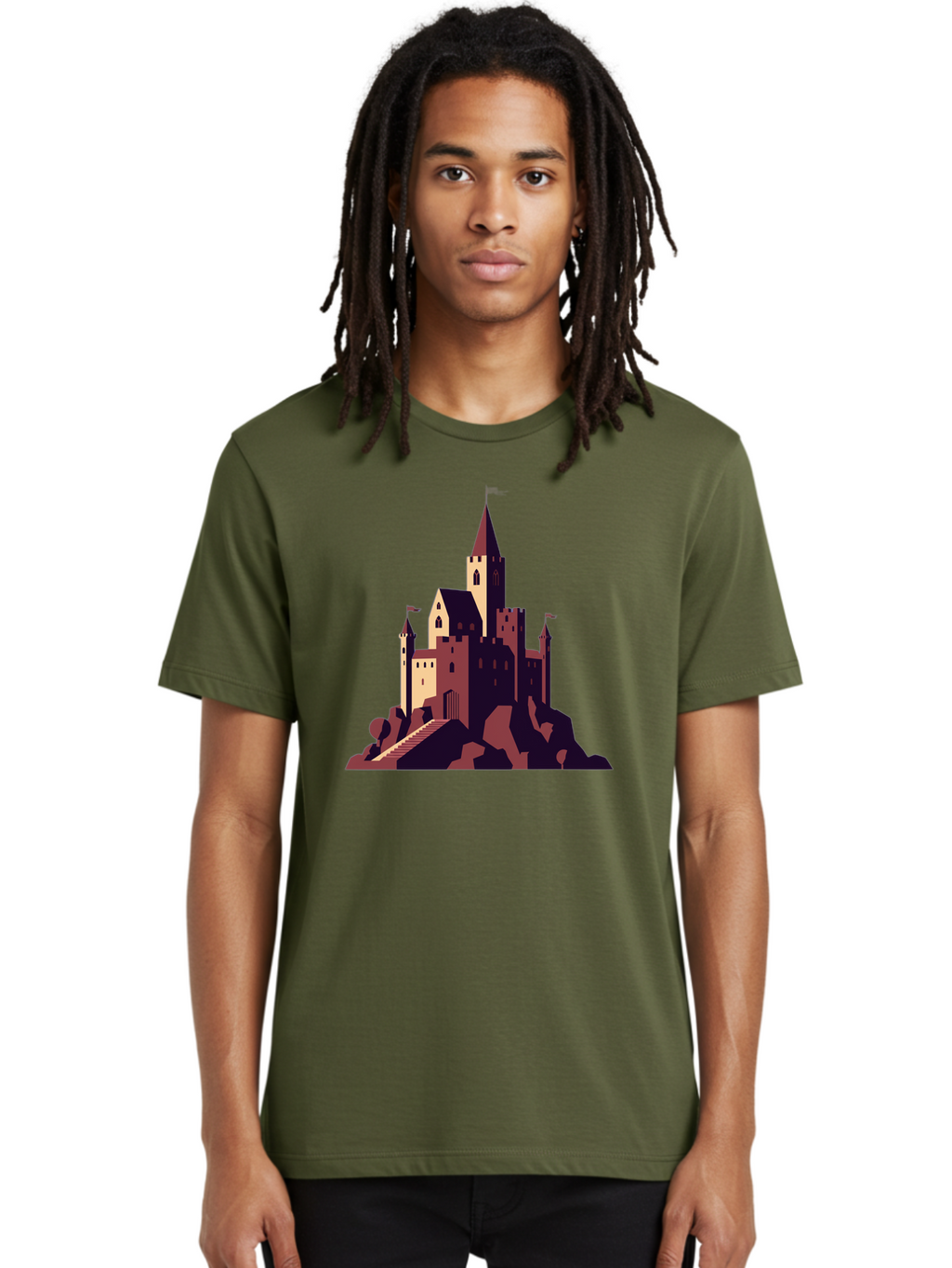 Medieval-Castle Men'S Graphic Tee, 100% Cotton, Comfortable Casual Summer Wear, Machine Washable, Vintage Camera, Old Camera, Antique Camera, Black Camera, Classic Photography, Photography Equipment, Nostalgic Device, Film Camera, Camera Art Bag765
