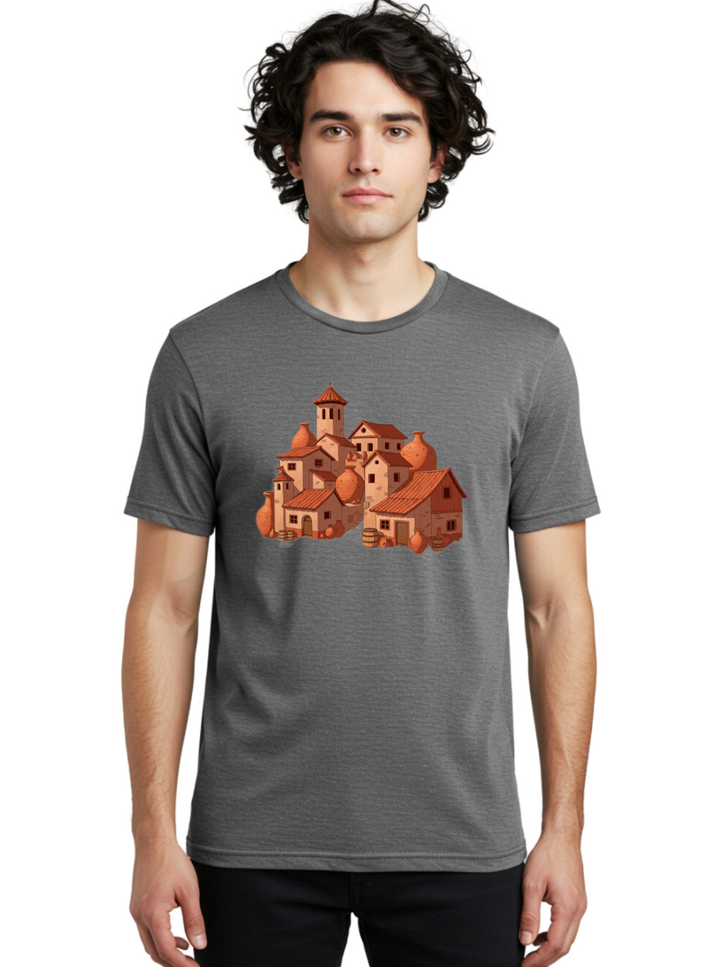 Medieval-Village Men'S Graphic Tee, 100% Cotton, Comfortable Casual Summer Wear, Machine Washable, Vintage Camera, Old Camera, Antique Camera, Black Camera, Classic Photography, Photography Equipment, Nostalgic Device, Film Camera, Camera Art Bag769