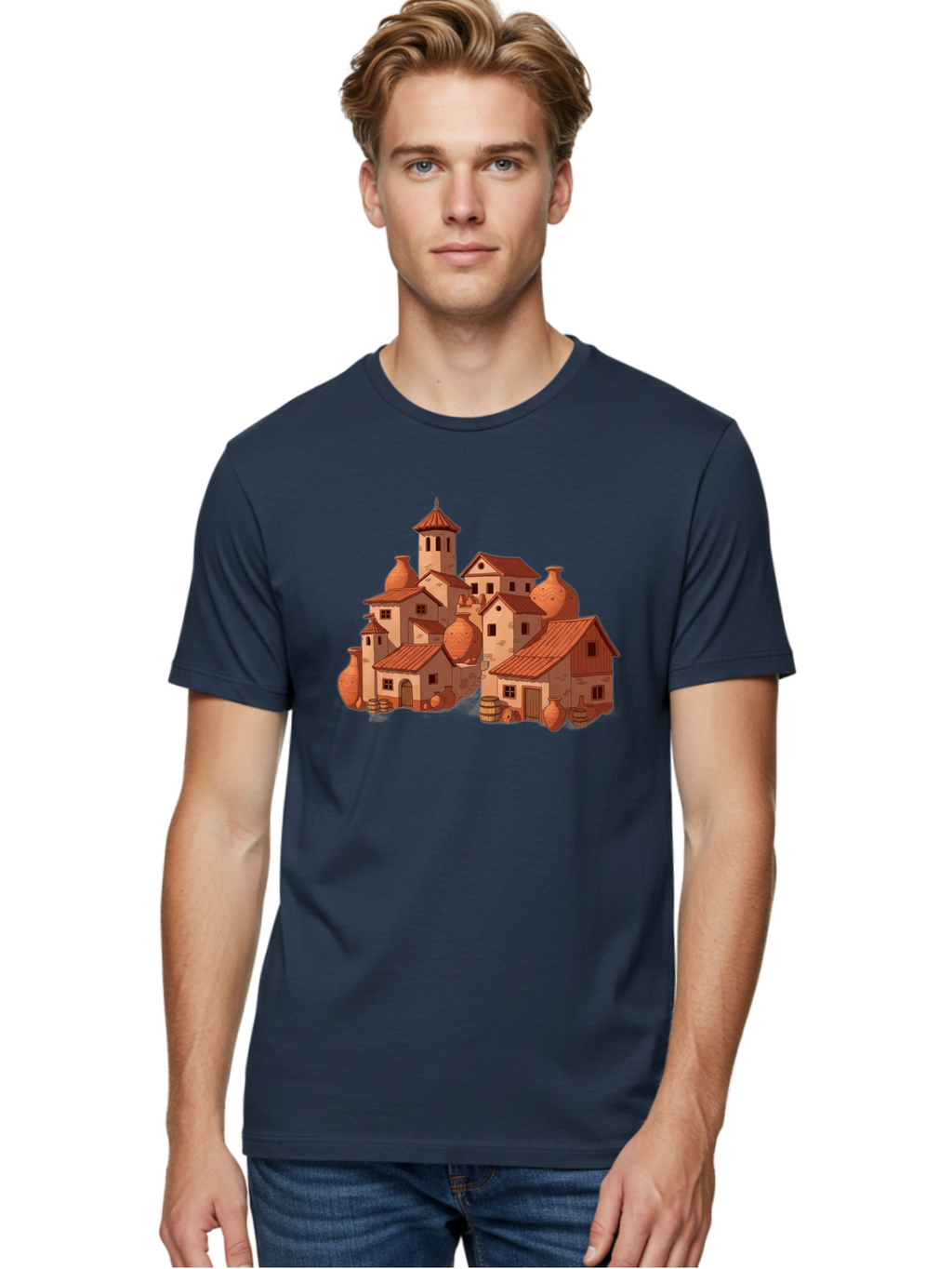 Medieval-Village Men'S Graphic Tee, 100% Cotton, Comfortable Casual Summer Wear, Machine Washable, Vintage Camera, Old Camera, Antique Camera, Black Camera, Classic Photography, Photography Equipment, Nostalgic Device, Film Camera, Camera Art Bag769