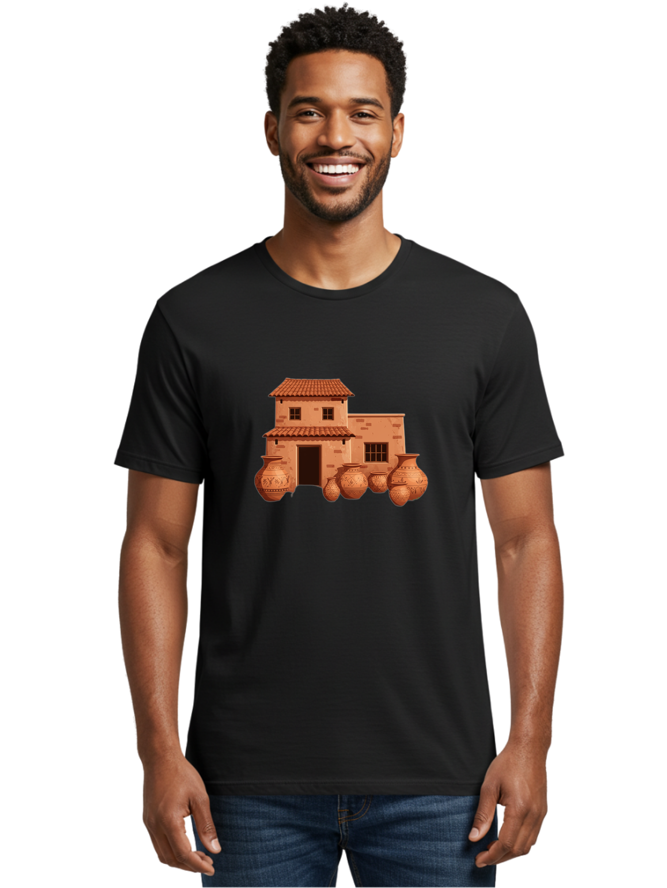 Mediterranean-House Men'S Graphic Tee, 100% Cotton, Comfortable Casual Summer Wear, Machine Washable, Vintage Camera, Old Camera, Antique Camera, Black Camera, Classic Photography, Photography Equipment, Nostalgic Device, Film Camera, Bag770
