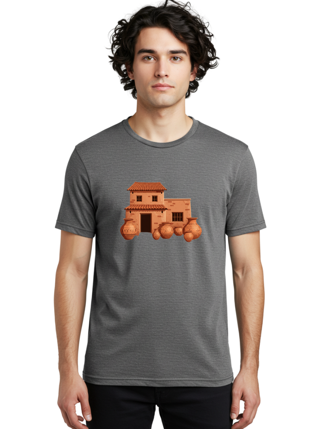 Mediterranean-House Men'S Graphic Tee, 100% Cotton, Comfortable Casual Summer Wear, Machine Washable, Vintage Camera, Old Camera, Antique Camera, Black Camera, Classic Photography, Photography Equipment, Nostalgic Device, Film Camera, Bag770