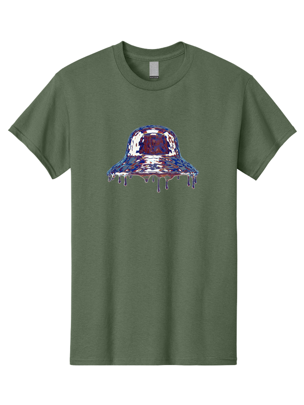 Melting-Bucket-Hat Men'S Graphic Tee, 100% Cotton, Comfortable Casual Summer Wear, Machine Washable, Vintage Camera, Old Camera, Antique Camera, Black Camera, Classic Photography, Photography Equipment, Nostalgic Device, Film Camera, Bag772