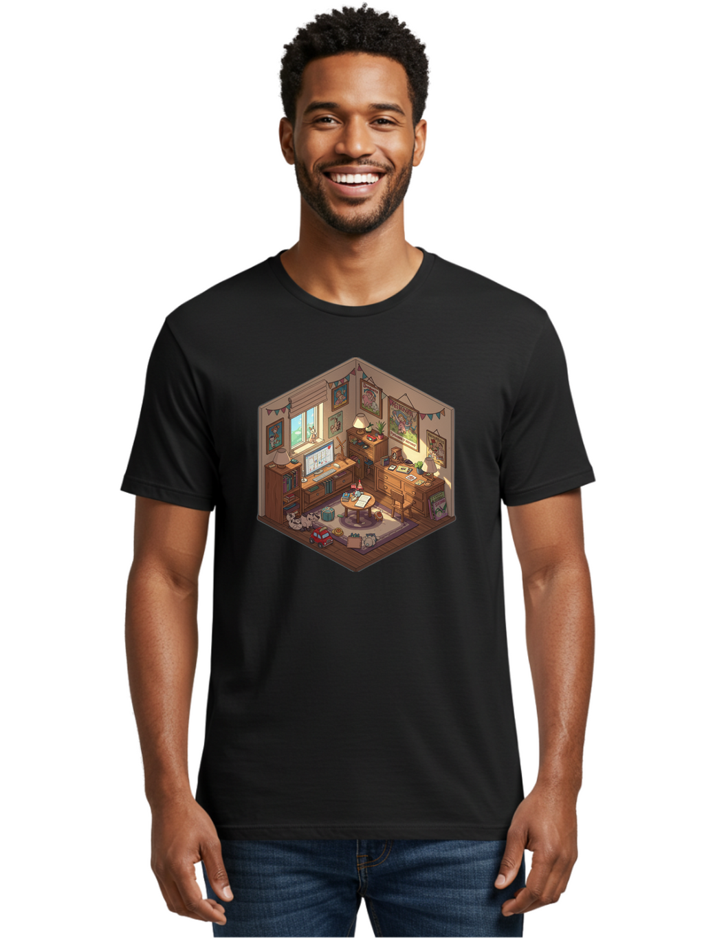 Metal-Gear-Solid-Room Men'S Graphic Tee, 100% Cotton, Comfortable Casual Summer Wear, Machine Washable, Vintage Camera, Old Camera, Antique Camera, Black Camera, Classic Photography, Photography Equipment, Nostalgic Device, Film Camera, Bag775