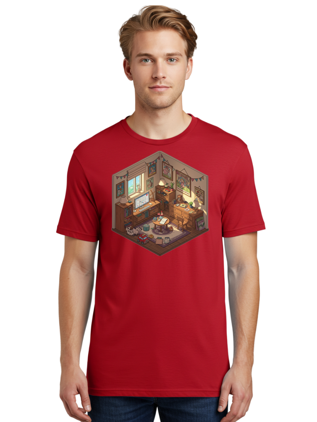 Metal-Gear-Solid-Room Men'S Graphic Tee, 100% Cotton, Comfortable Casual Summer Wear, Machine Washable, Vintage Camera, Old Camera, Antique Camera, Black Camera, Classic Photography, Photography Equipment, Nostalgic Device, Film Camera, Bag775