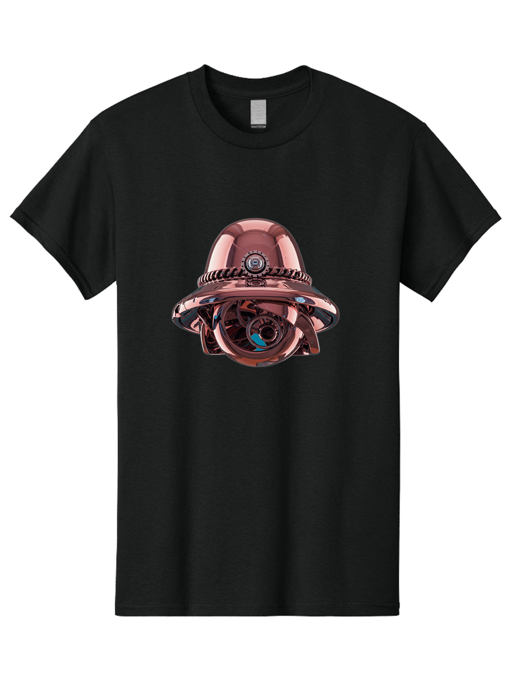 Metallic-Ufo Men'S Graphic Tee, 100% Cotton, Comfortable Casual Summer Wear, Machine Washable, Vintage Camera, Old Camera, Antique Camera, Black Camera, Classic Photography, Photography Equipment, Nostalgic Device, Film Camera, Camera Art Bag783