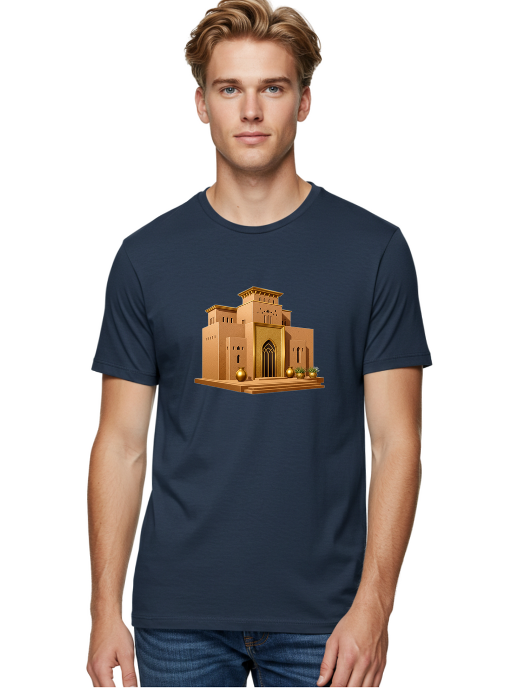 Middle-Eastern-Temple Men'S Graphic Tee, 100% Cotton, Comfortable Casual Summer Wear, Machine Washable, Vintage Camera, Old Camera, Antique Camera, Black Camera, Classic Photography, Photography Equipment, Nostalgic Device, Film Camera, Bag787
