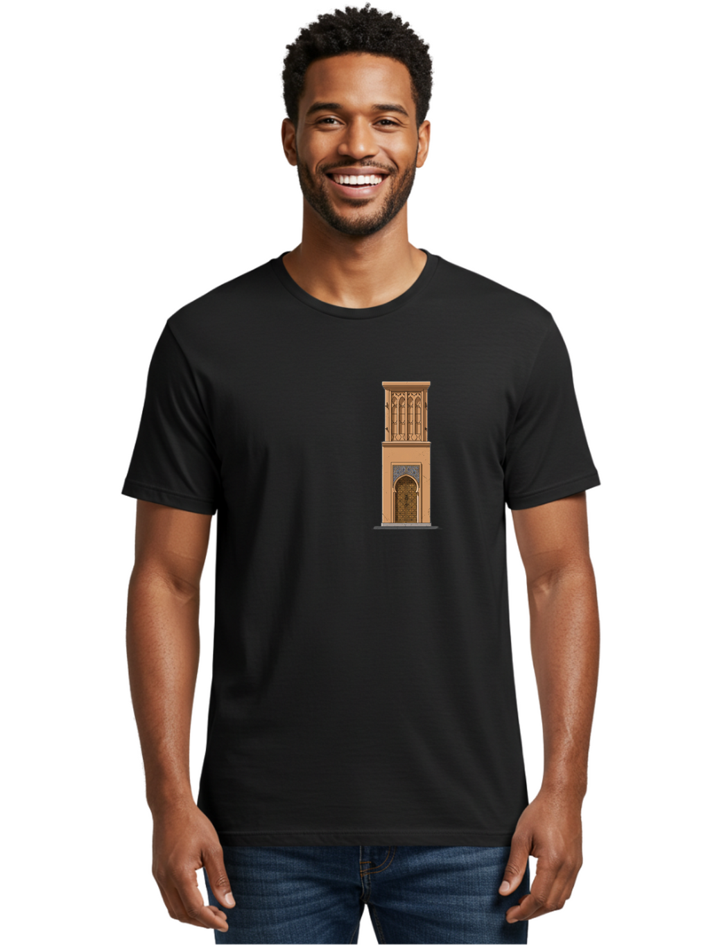 Minaret Men'S Graphic Tee, 100% Cotton, Comfortable Casual Summer Wear, Machine Washable, Vintage Camera, Old Camera, Antique Camera, Black Camera, Classic Photography, Photography Equipment, Nostalgic Device, Film Camera, Camera Art Bag791