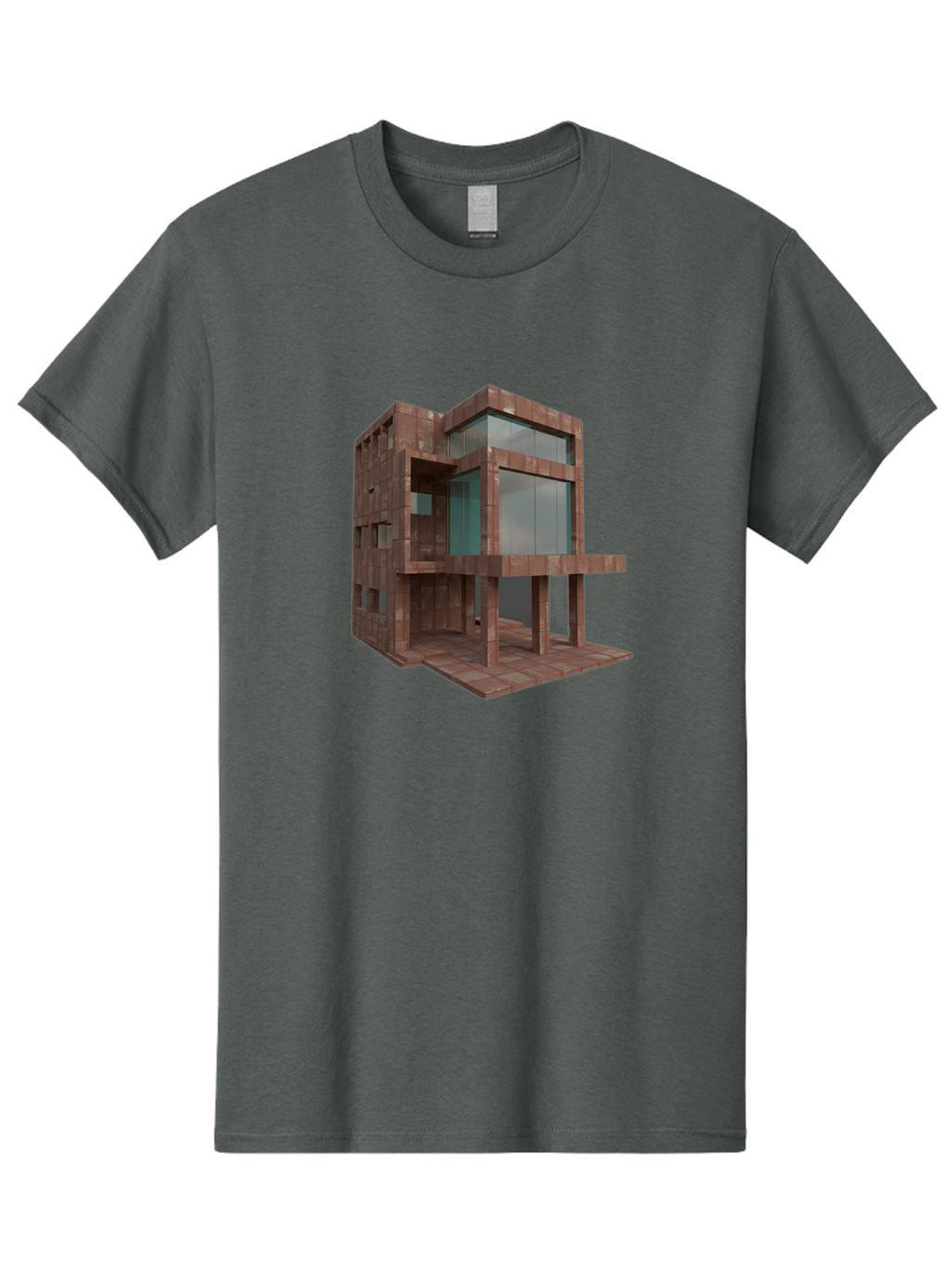 Modern-Building Men'S Graphic Tee, 100% Cotton, Comfortable Casual Summer Wear, Machine Washable, Vintage Camera, Old Camera, Antique Camera, Black Camera, Classic Photography, Photography Equipment, Nostalgic Device, Film Camera, Camera Art Bag794