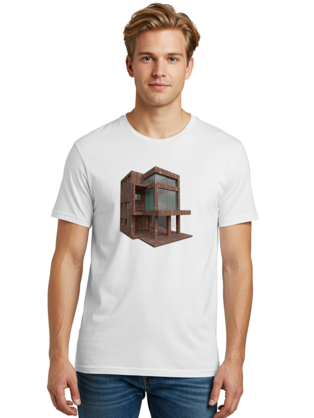 Modern-Building Men'S Graphic Tee, 100% Cotton, Comfortable Casual Summer Wear, Machine Washable, Vintage Camera, Old Camera, Antique Camera, Black Camera, Classic Photography, Photography Equipment, Nostalgic Device, Film Camera, Camera Art Bag794