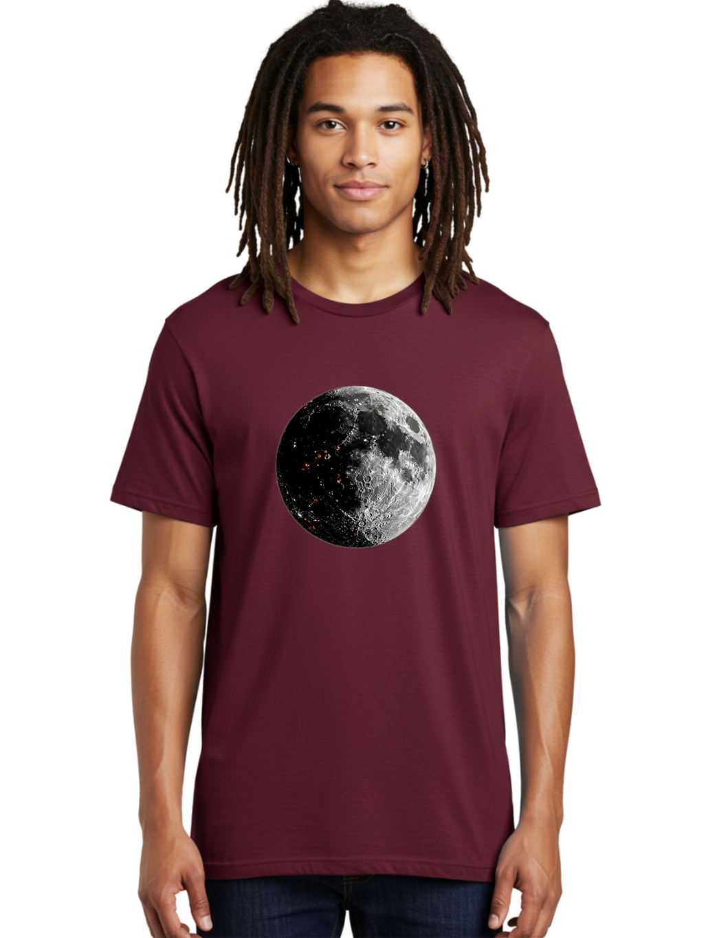 Moon-2 Men'S Graphic Tee, 100% Cotton, Comfortable Casual Summer Wear, Machine Washable, Vintage Camera, Old Camera, Antique Camera, Black Camera, Classic Photography, Photography Equipment, Nostalgic Device, Film Camera, Camera Art Bag808