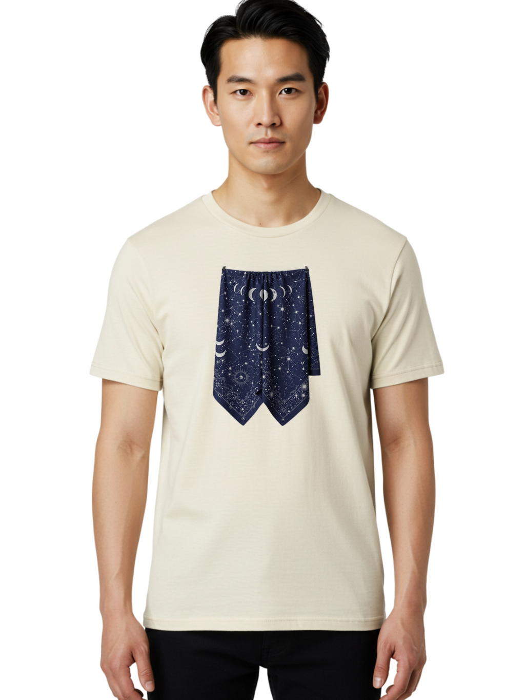 Moon-Phases-Shorts Men'S Graphic Tee, 100% Cotton, Comfortable Casual Summer Wear, Machine Washable, Vintage Camera, Old Camera, Antique Camera, Black Camera, Classic Photography, Photography Equipment, Nostalgic Device, Film Camera, Bag810