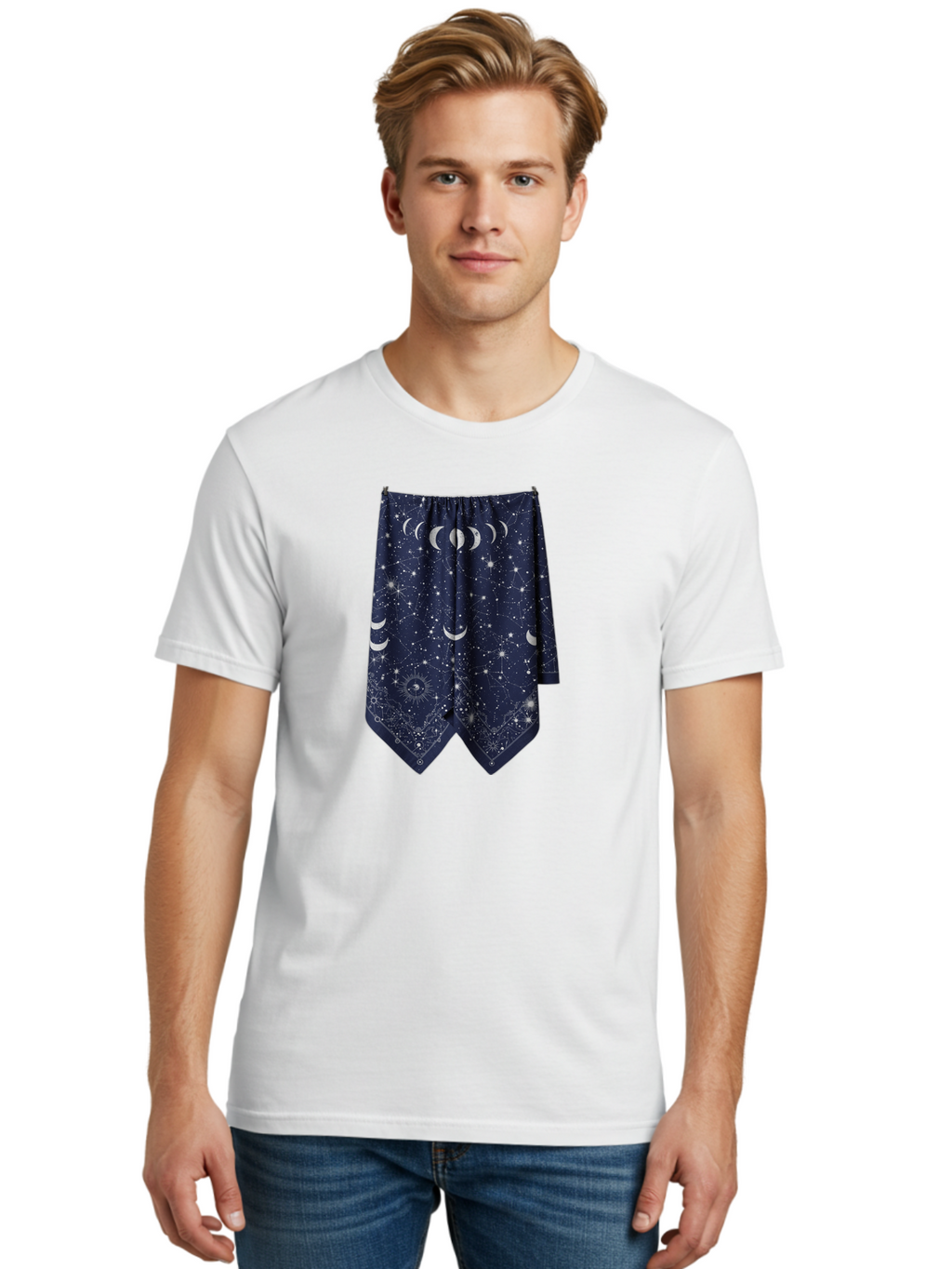 Moon-Phases-Shorts Men'S Graphic Tee, 100% Cotton, Comfortable Casual Summer Wear, Machine Washable, Vintage Camera, Old Camera, Antique Camera, Black Camera, Classic Photography, Photography Equipment, Nostalgic Device, Film Camera, Bag810