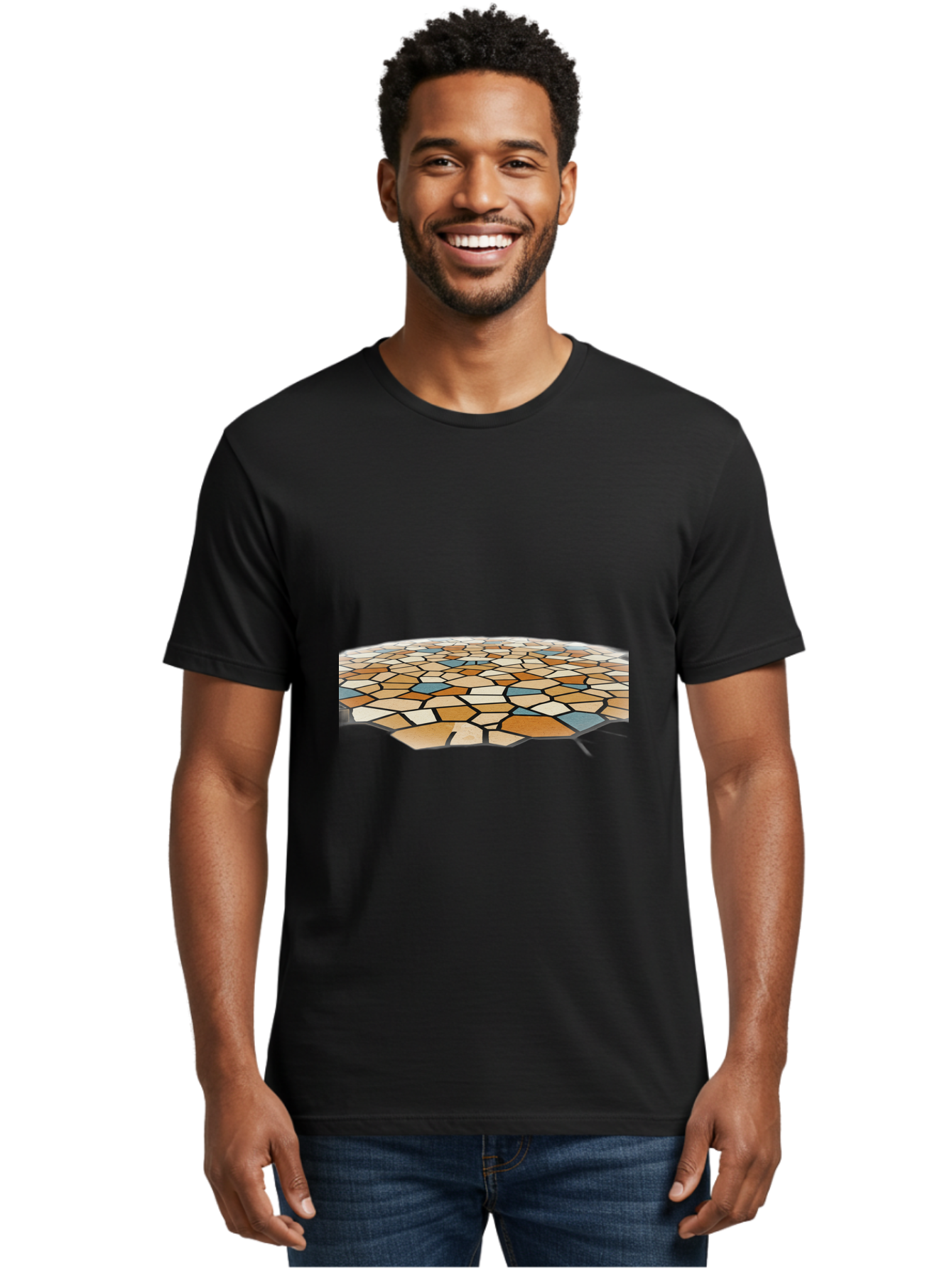 Mosaic-Platform Men'S Graphic Tee, 100% Cotton, Comfortable Casual Summer Wear, Machine Washable, Vintage Camera, Old Camera, Antique Camera, Black Camera, Classic Photography, Photography Equipment, Nostalgic Device, Film Camera, Camera Art Bag817