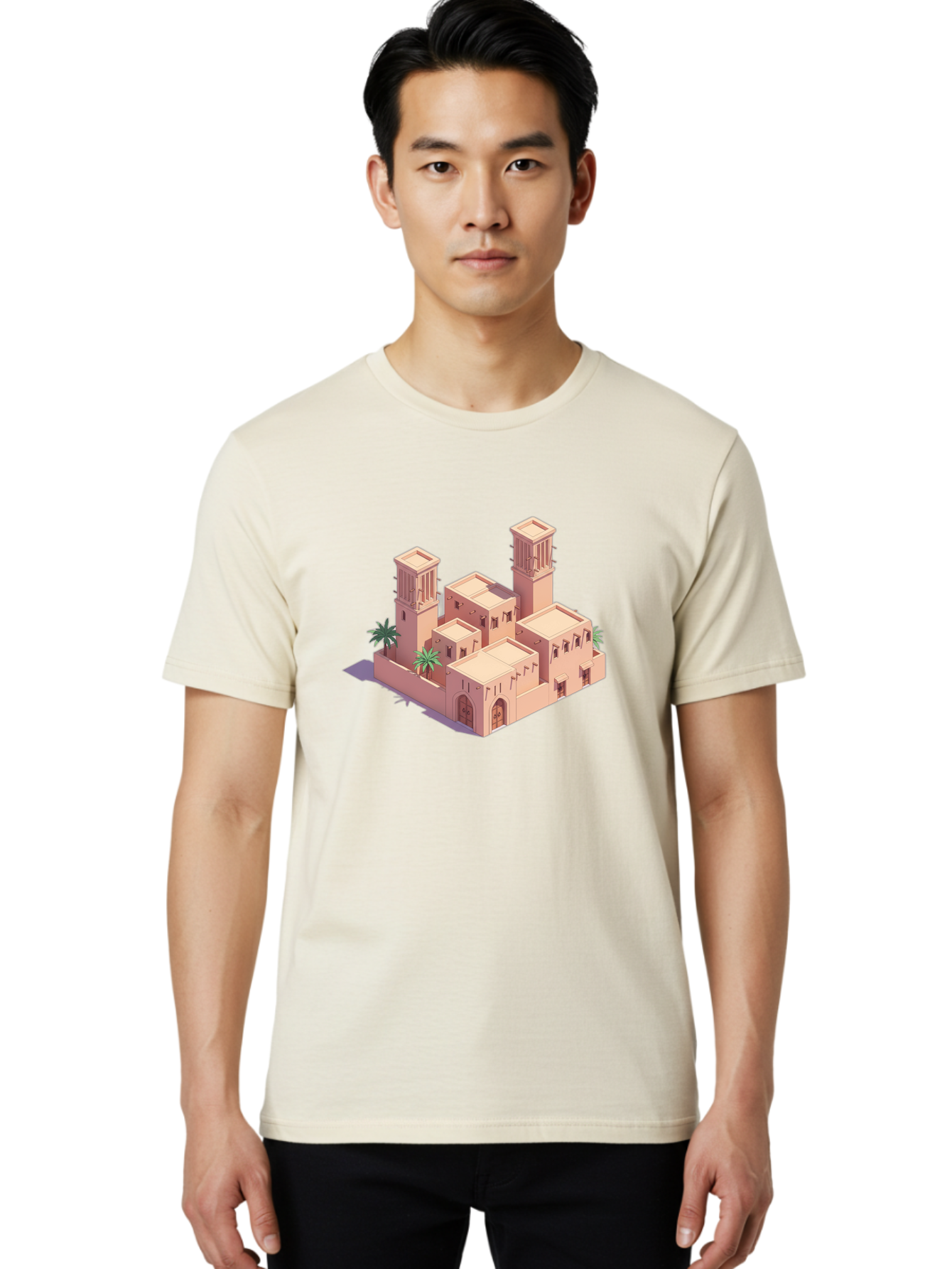 Mosque-Building Men'S Graphic Tee, 100% Cotton, Comfortable Casual Summer Wear, Machine Washable, Vintage Camera, Old Camera, Antique Camera, Black Camera, Classic Photography, Photography Equipment, Nostalgic Device, Film Camera, Camera Art Bag818