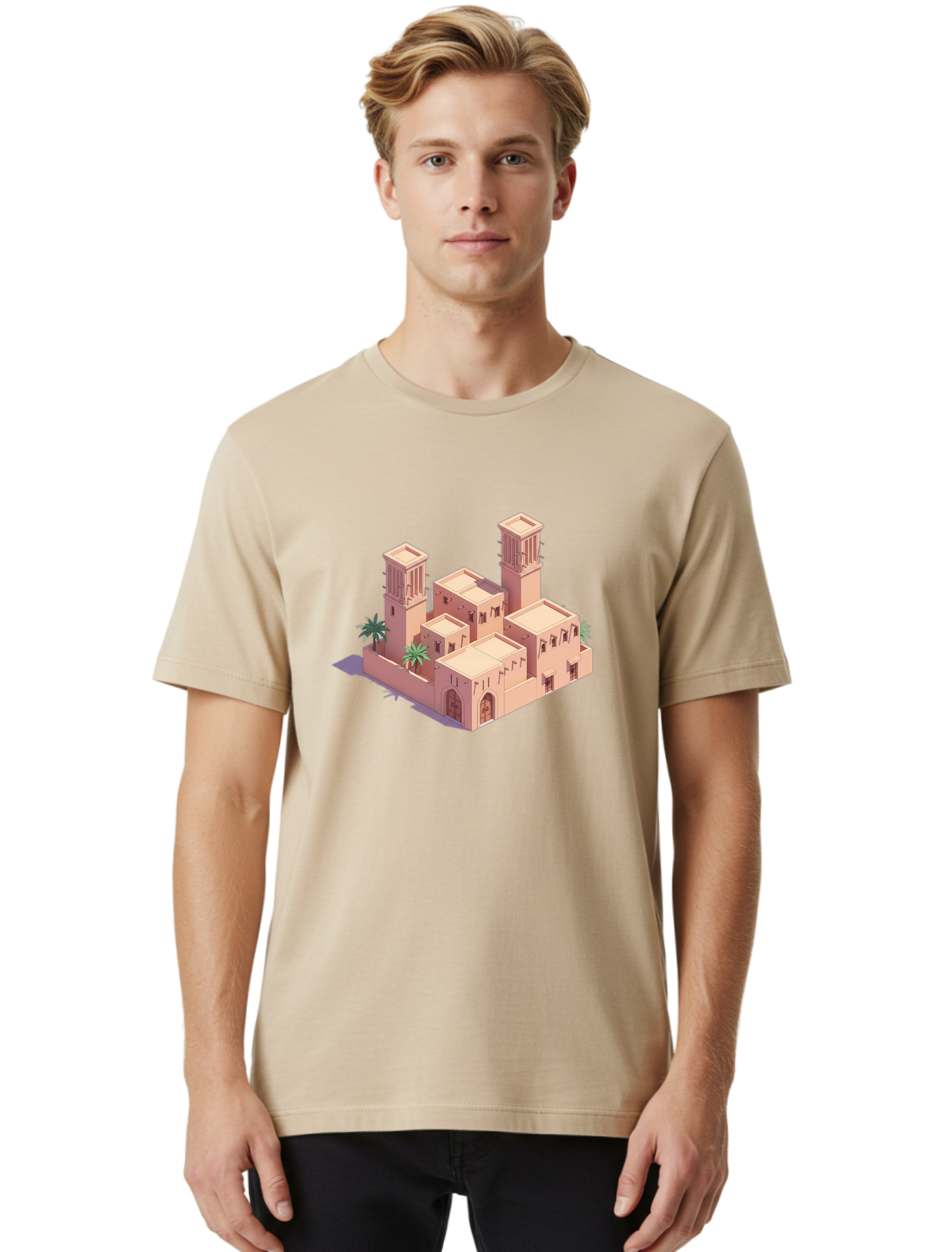 Mosque-Building Men'S Graphic Tee, 100% Cotton, Comfortable Casual Summer Wear, Machine Washable, Vintage Camera, Old Camera, Antique Camera, Black Camera, Classic Photography, Photography Equipment, Nostalgic Device, Film Camera, Camera Art Bag818