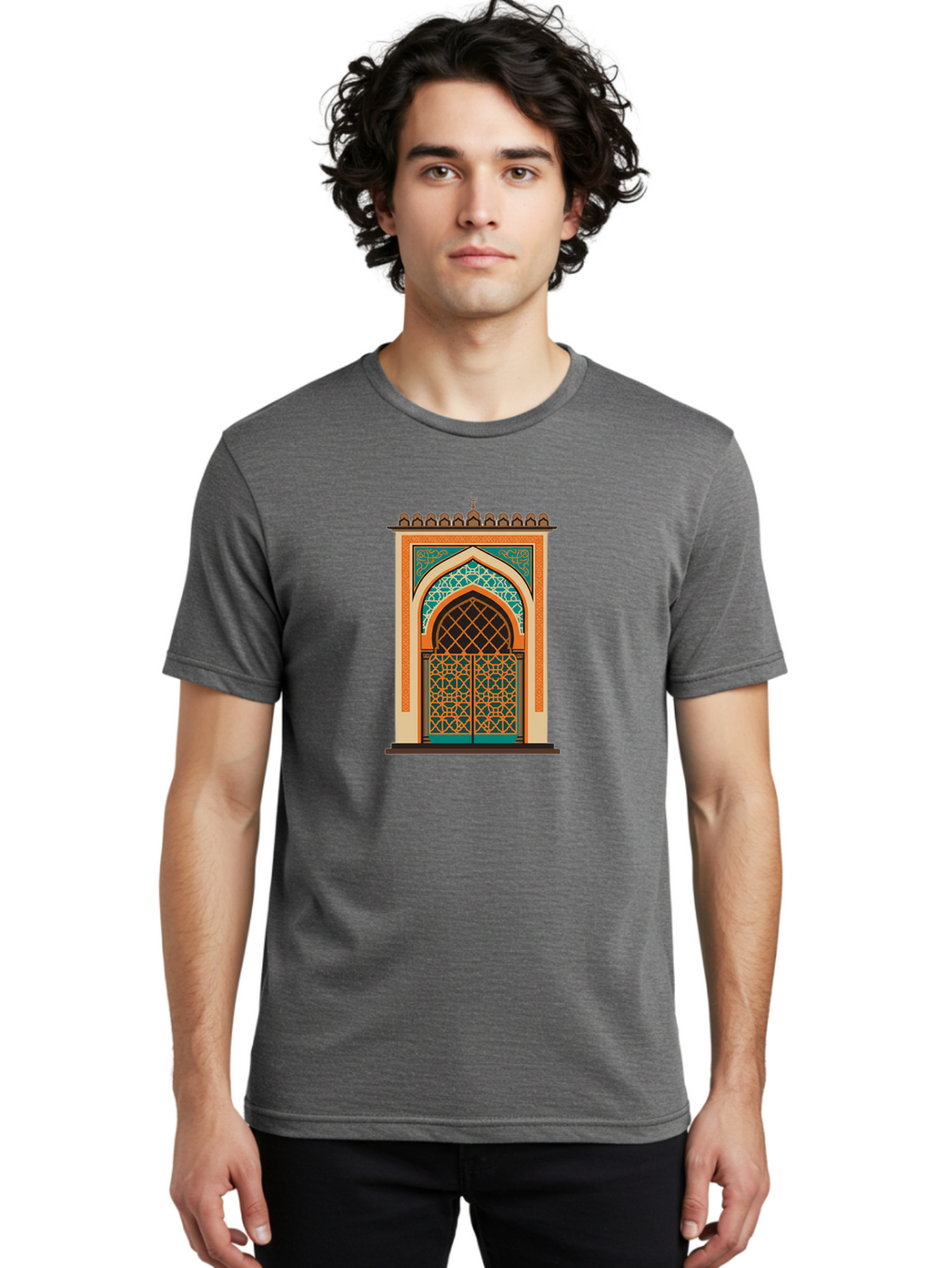 Mosque-Doorway Men'S Graphic Tee, 100% Cotton, Comfortable Casual Summer Wear, Machine Washable, Vintage Camera, Old Camera, Antique Camera, Black Camera, Classic Photography, Photography Equipment, Nostalgic Device, Film Camera, Camera Art Bag820