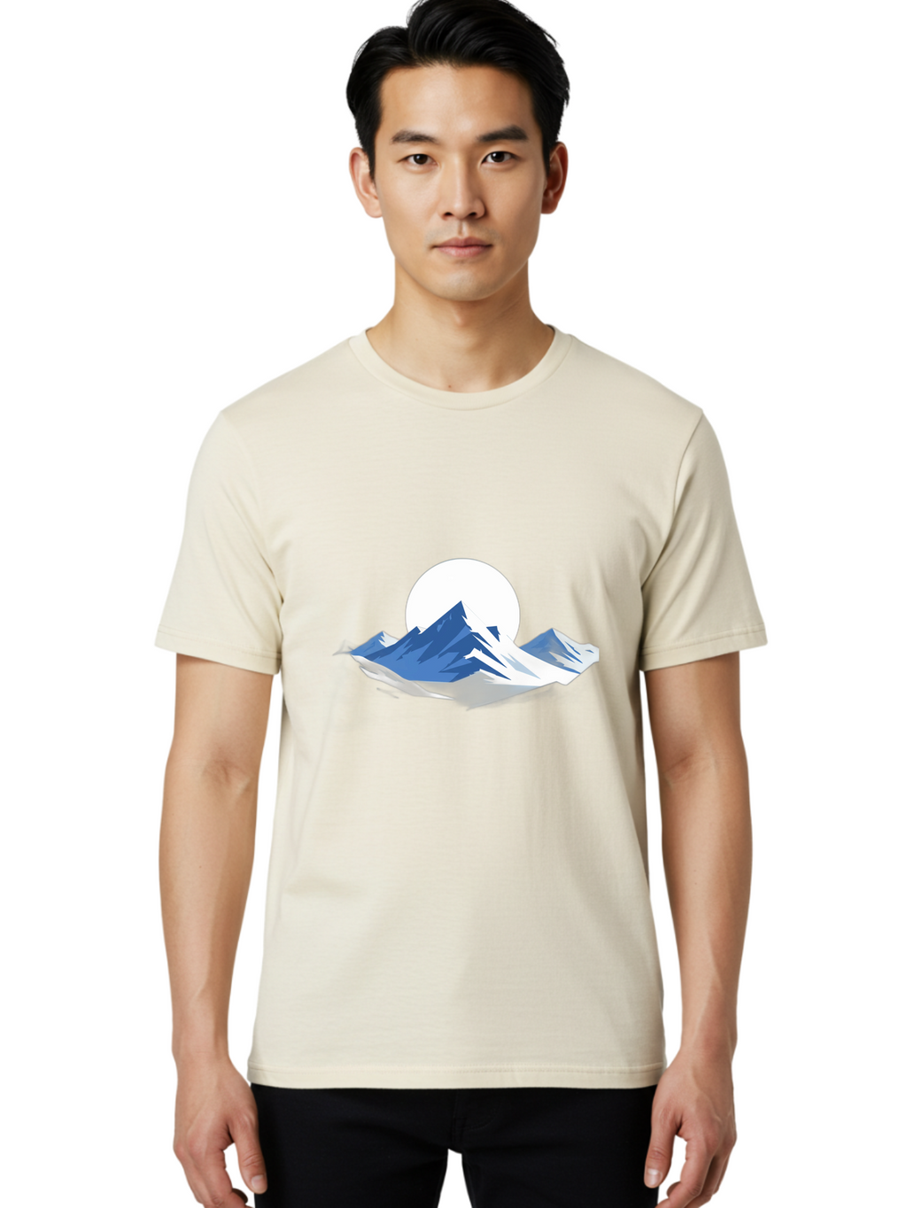 Mountain-Landscape Men'S Graphic Tee, 100% Cotton, Comfortable Casual Summer Wear, Machine Washable, Vintage Camera, Old Camera, Antique Camera, Black Camera, Classic Photography, Photography Equipment, Nostalgic Device, Film Camera, Bag825