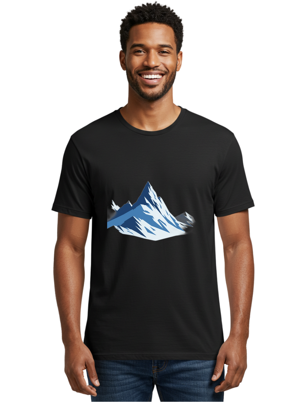 Mountain-Peak-1 Men'S Graphic Tee, 100% Cotton, Comfortable Casual Summer Wear, Machine Washable, Vintage Camera, Old Camera, Antique Camera, Black Camera, Classic Photography, Photography Equipment, Nostalgic Device, Film Camera, Camera Art Bag826