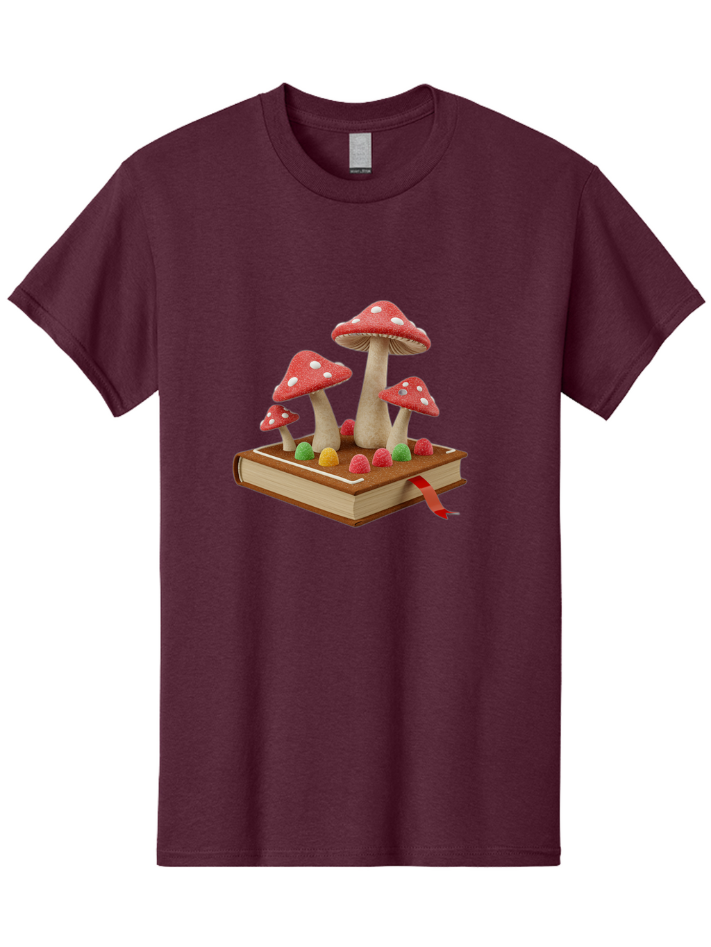 Mushroom-Book-1 Men'S Graphic Tee, 100% Cotton, Comfortable Casual Summer Wear, Machine Washable, Vintage Camera, Old Camera, Antique Camera, Black Camera, Classic Photography, Photography Equipment, Nostalgic Device, Film Camera, Camera Art Bag833