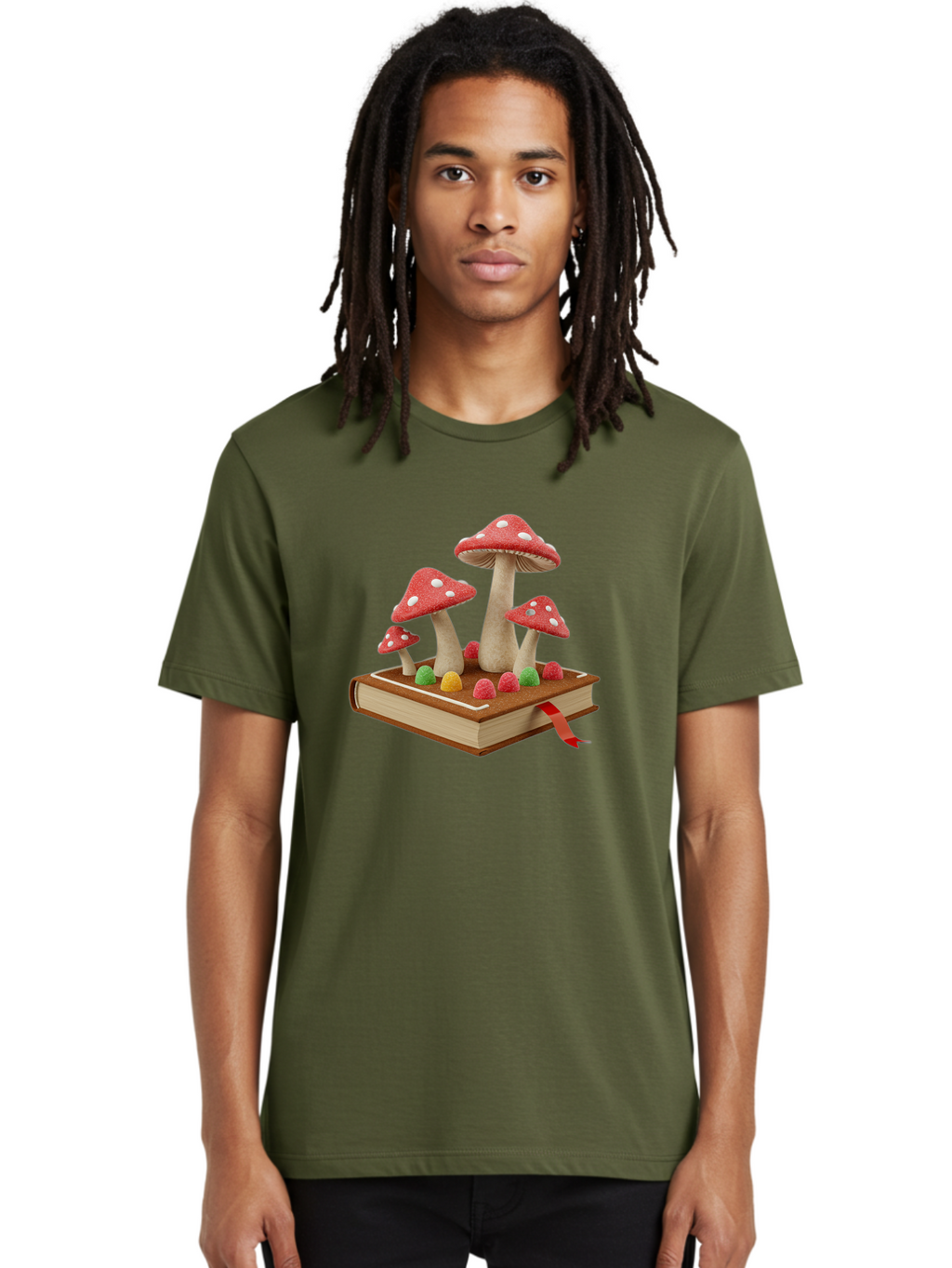 Mushroom-Book-1 Men'S Graphic Tee, 100% Cotton, Comfortable Casual Summer Wear, Machine Washable, Vintage Camera, Old Camera, Antique Camera, Black Camera, Classic Photography, Photography Equipment, Nostalgic Device, Film Camera, Camera Art Bag833