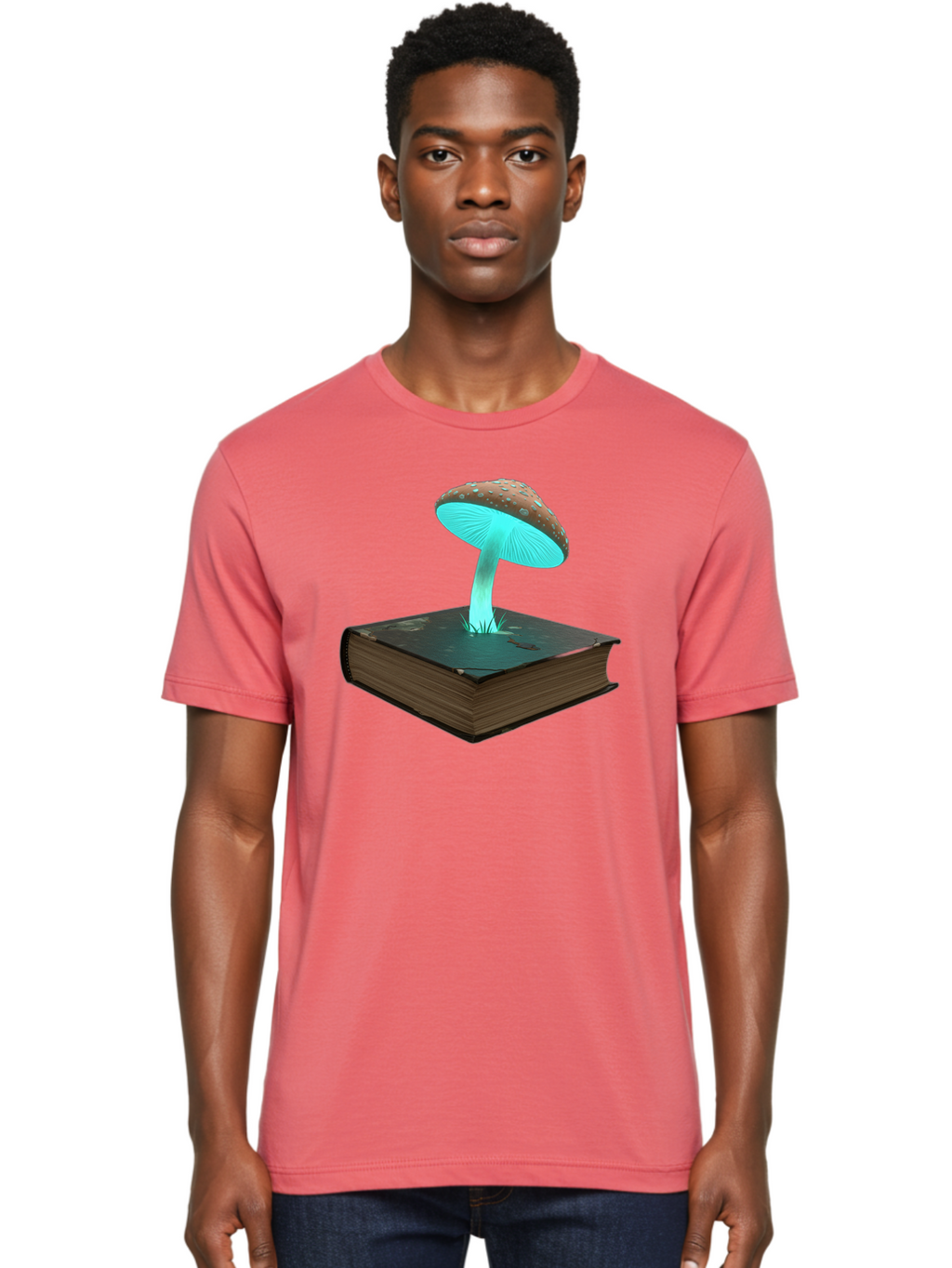 Mushroom-Book-3 Men'S Graphic Tee, 100% Cotton, Comfortable Casual Summer Wear, Machine Washable, Vintage Camera, Old Camera, Antique Camera, Black Camera, Classic Photography, Photography Equipment, Nostalgic Device, Film Camera, Camera Art Bag835