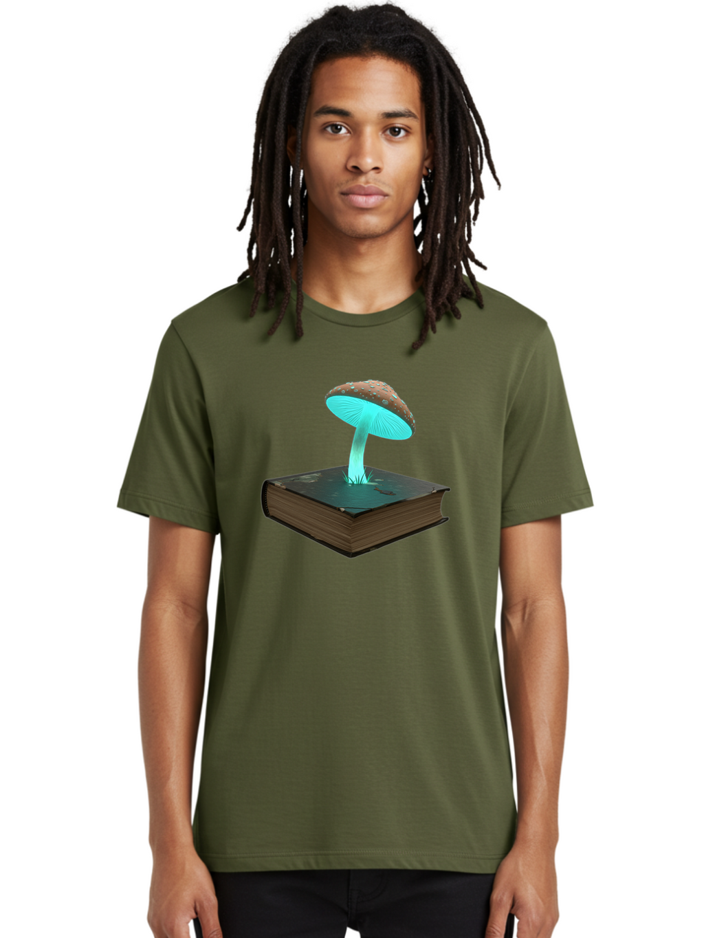 Mushroom-Book-3 Men'S Graphic Tee, 100% Cotton, Comfortable Casual Summer Wear, Machine Washable, Vintage Camera, Old Camera, Antique Camera, Black Camera, Classic Photography, Photography Equipment, Nostalgic Device, Film Camera, Camera Art Bag835