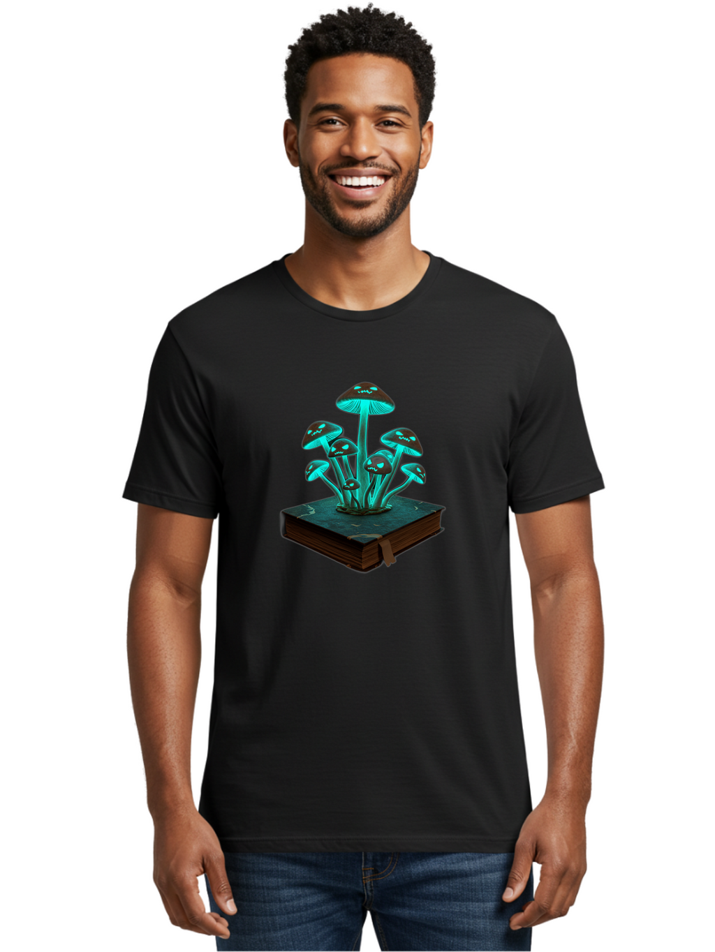 Mushroom-Book Men'S Graphic Tee, 100% Cotton, Comfortable Casual Summer Wear, Machine Washable, Vintage Camera, Old Camera, Antique Camera, Black Camera, Classic Photography, Photography Equipment, Nostalgic Device, Film Camera, Camera Art Bag836