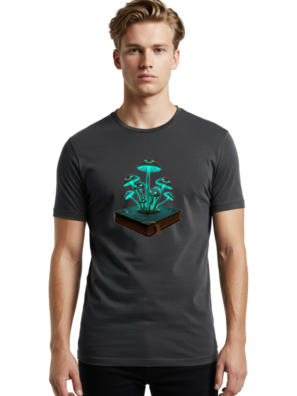 Mushroom-Book Men'S Graphic Tee, 100% Cotton, Comfortable Casual Summer Wear, Machine Washable, Vintage Camera, Old Camera, Antique Camera, Black Camera, Classic Photography, Photography Equipment, Nostalgic Device, Film Camera, Camera Art Bag836
