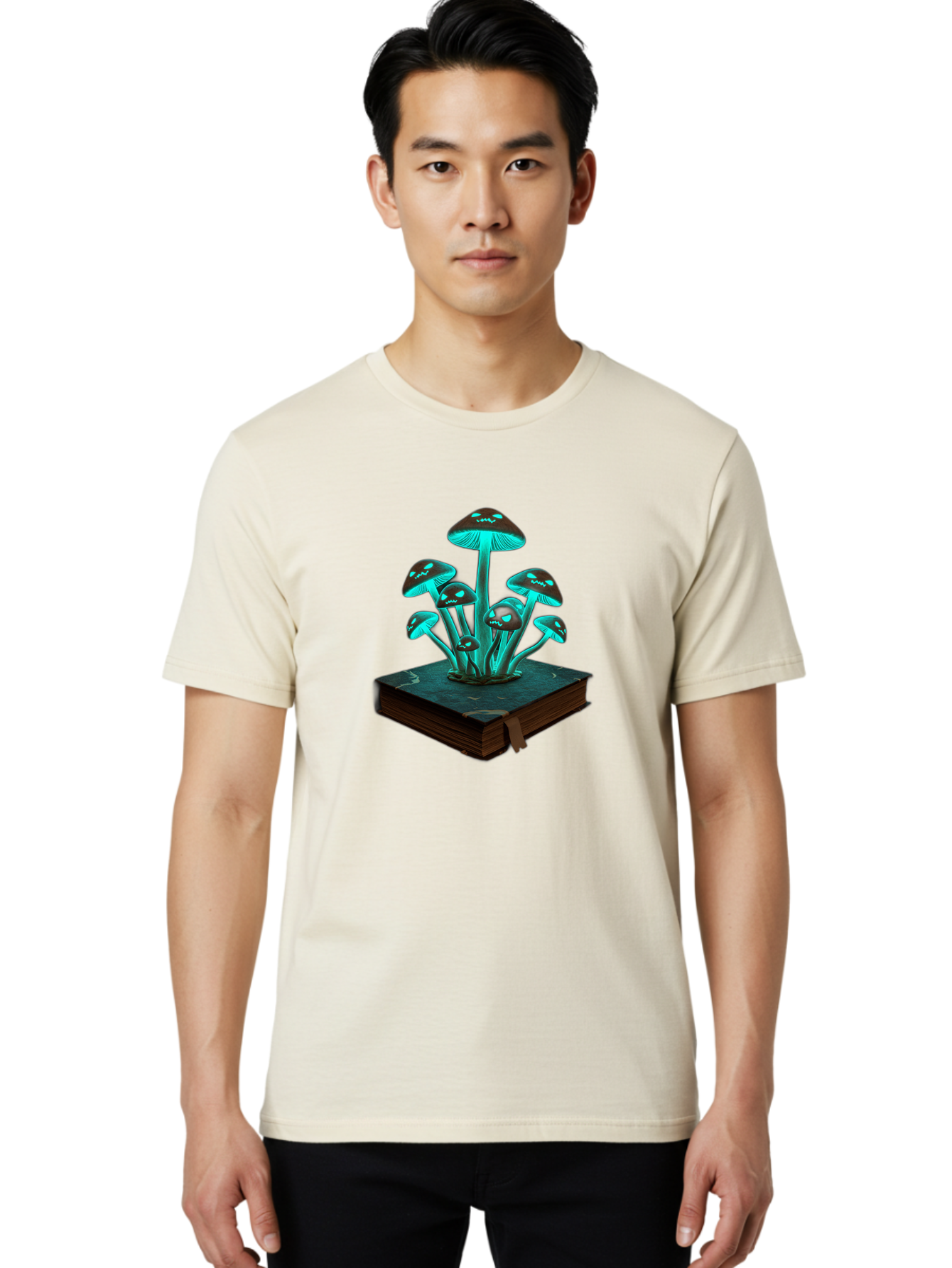Mushroom-Book Men'S Graphic Tee, 100% Cotton, Comfortable Casual Summer Wear, Machine Washable, Vintage Camera, Old Camera, Antique Camera, Black Camera, Classic Photography, Photography Equipment, Nostalgic Device, Film Camera, Camera Art Bag836