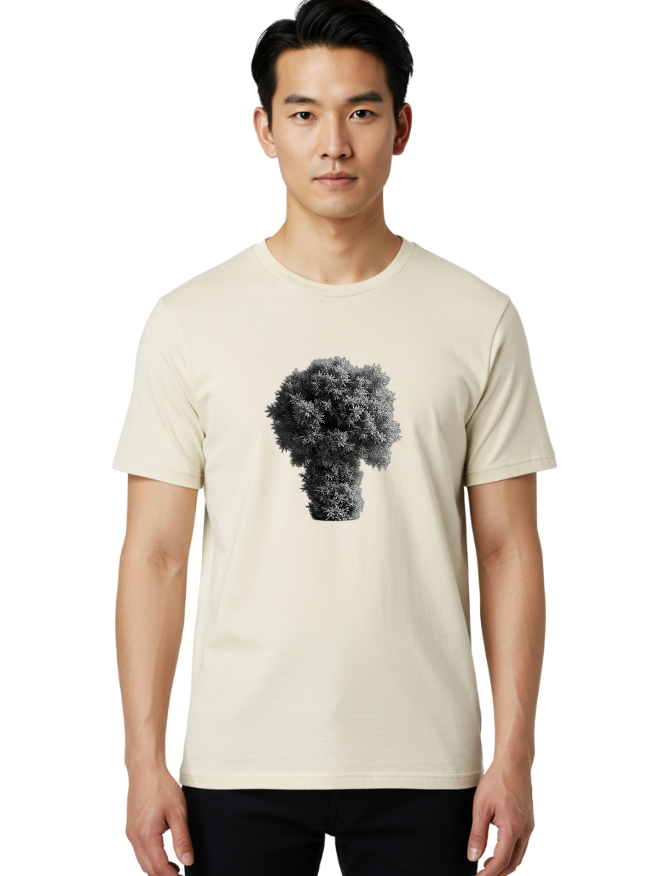 Mushroom-Cloud Men'S Graphic Tee, 100% Cotton, Comfortable Casual Summer Wear, Machine Washable, Vintage Camera, Old Camera, Antique Camera, Black Camera, Classic Photography, Photography Equipment, Nostalgic Device, Film Camera, Camera Art Bag837