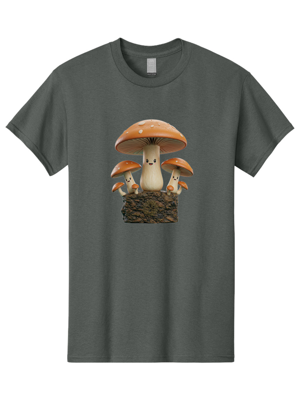 Mushroom-Family Men'S Graphic Tee, 100% Cotton, Comfortable Casual Summer Wear, Machine Washable, Vintage Camera, Old Camera, Antique Camera, Black Camera, Classic Photography, Photography Equipment, Nostalgic Device, Film Camera, Camera Art Bag838