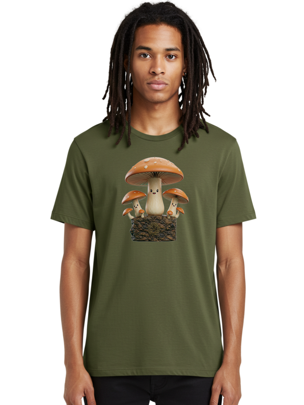 Mushroom-Family Men'S Graphic Tee, 100% Cotton, Comfortable Casual Summer Wear, Machine Washable, Vintage Camera, Old Camera, Antique Camera, Black Camera, Classic Photography, Photography Equipment, Nostalgic Device, Film Camera, Camera Art Bag838