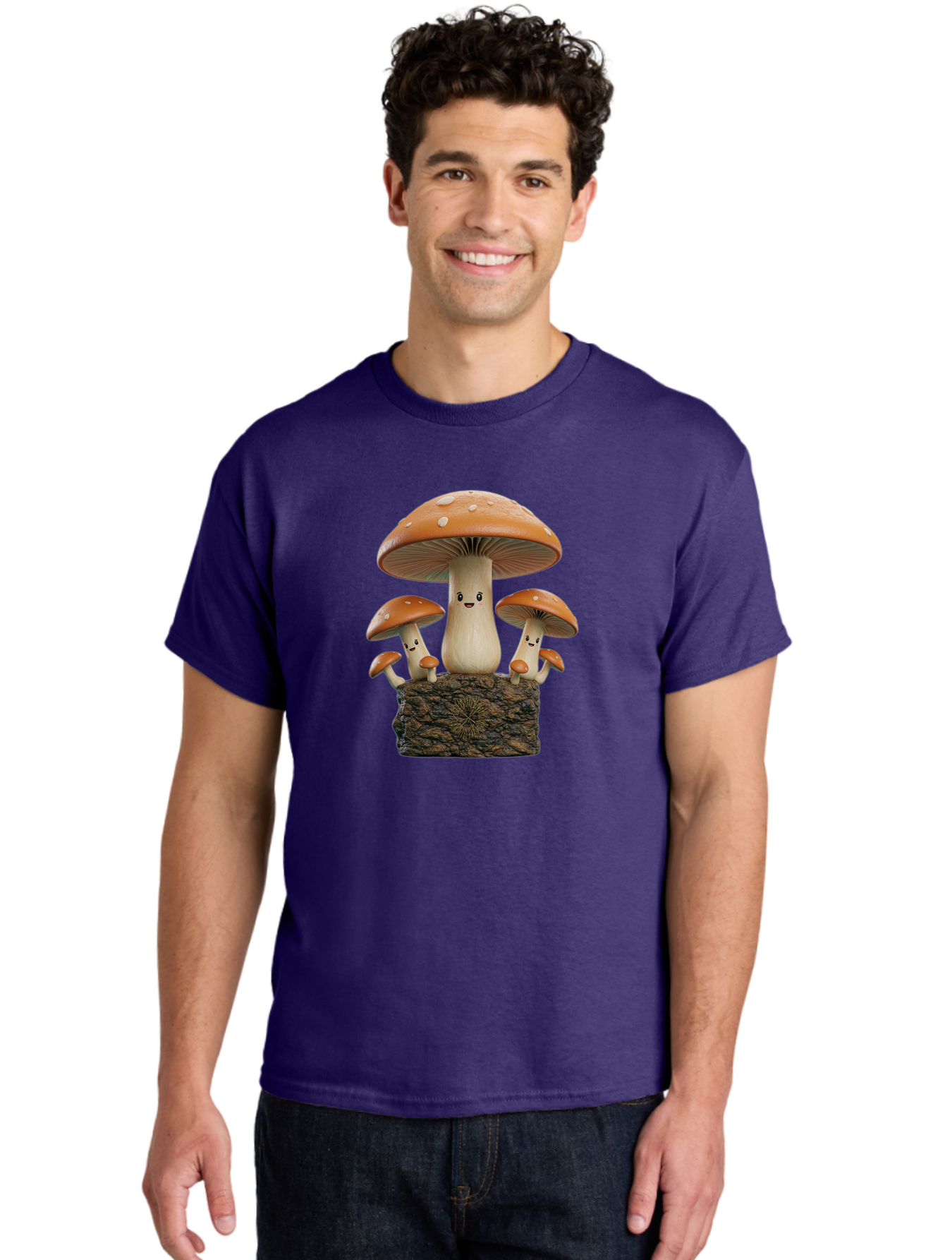 Mushroom-Family Men'S Graphic Tee, 100% Cotton, Comfortable Casual Summer Wear, Machine Washable, Vintage Camera, Old Camera, Antique Camera, Black Camera, Classic Photography, Photography Equipment, Nostalgic Device, Film Camera, Camera Art Bag838