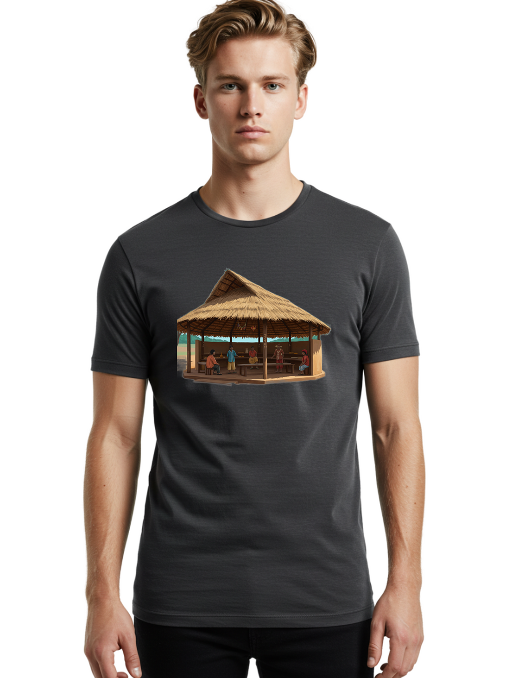Nipa-Hut Men'S Graphic Tee, 100% Cotton, Comfortable Casual Summer Wear, Machine Washable, Vintage Camera, Old Camera, Antique Camera, Black Camera, Classic Photography, Photography Equipment, Nostalgic Device, Film Camera, Camera Art Bag864