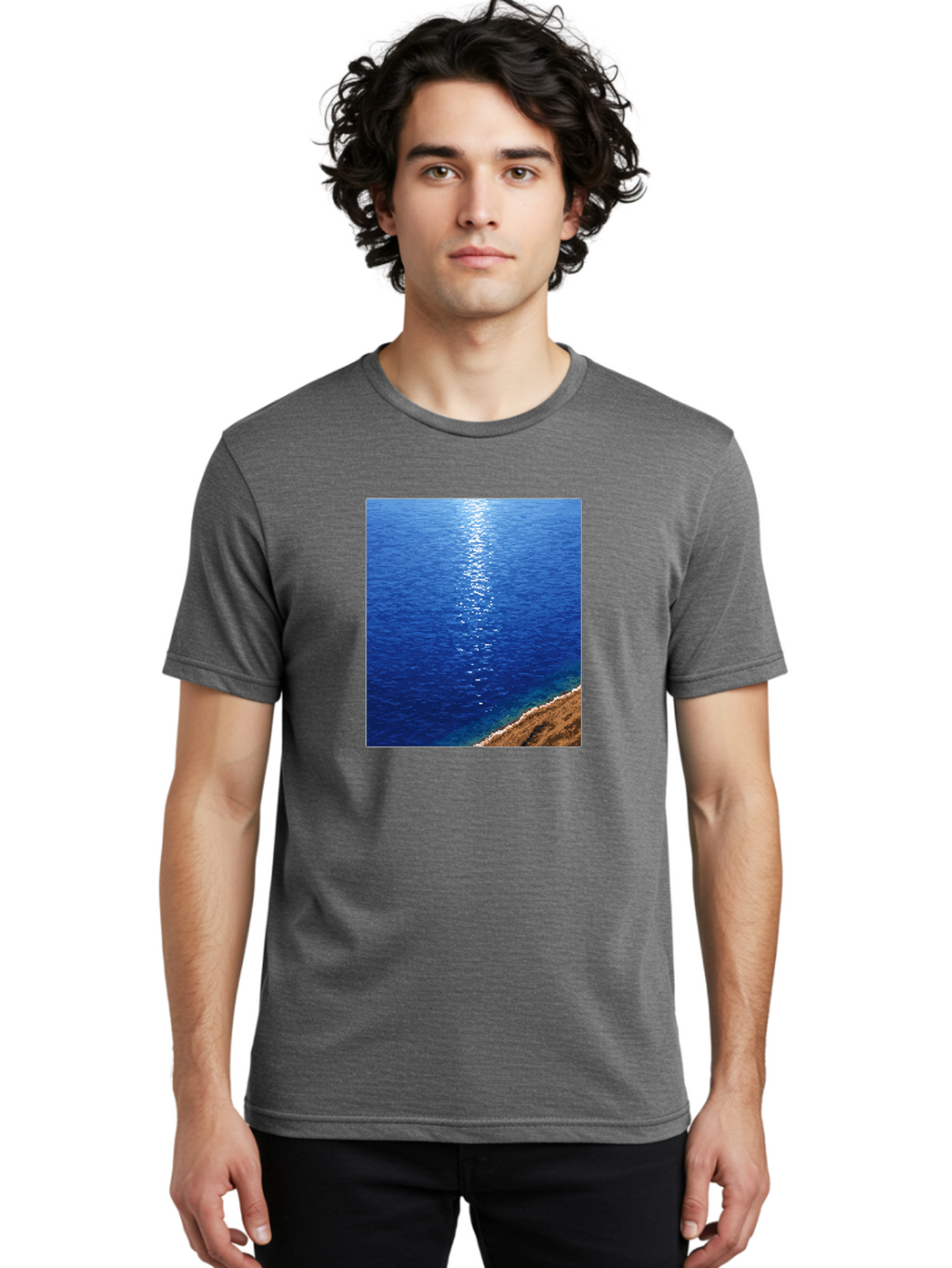 Ocean-Waves Men'S Graphic Tee, 100% Cotton, Comfortable Casual Summer Wear, Machine Washable, Vintage Camera, Old Camera, Antique Camera, Black Camera, Classic Photography, Photography Equipment, Nostalgic Device, Film Camera, Camera Art Bag868