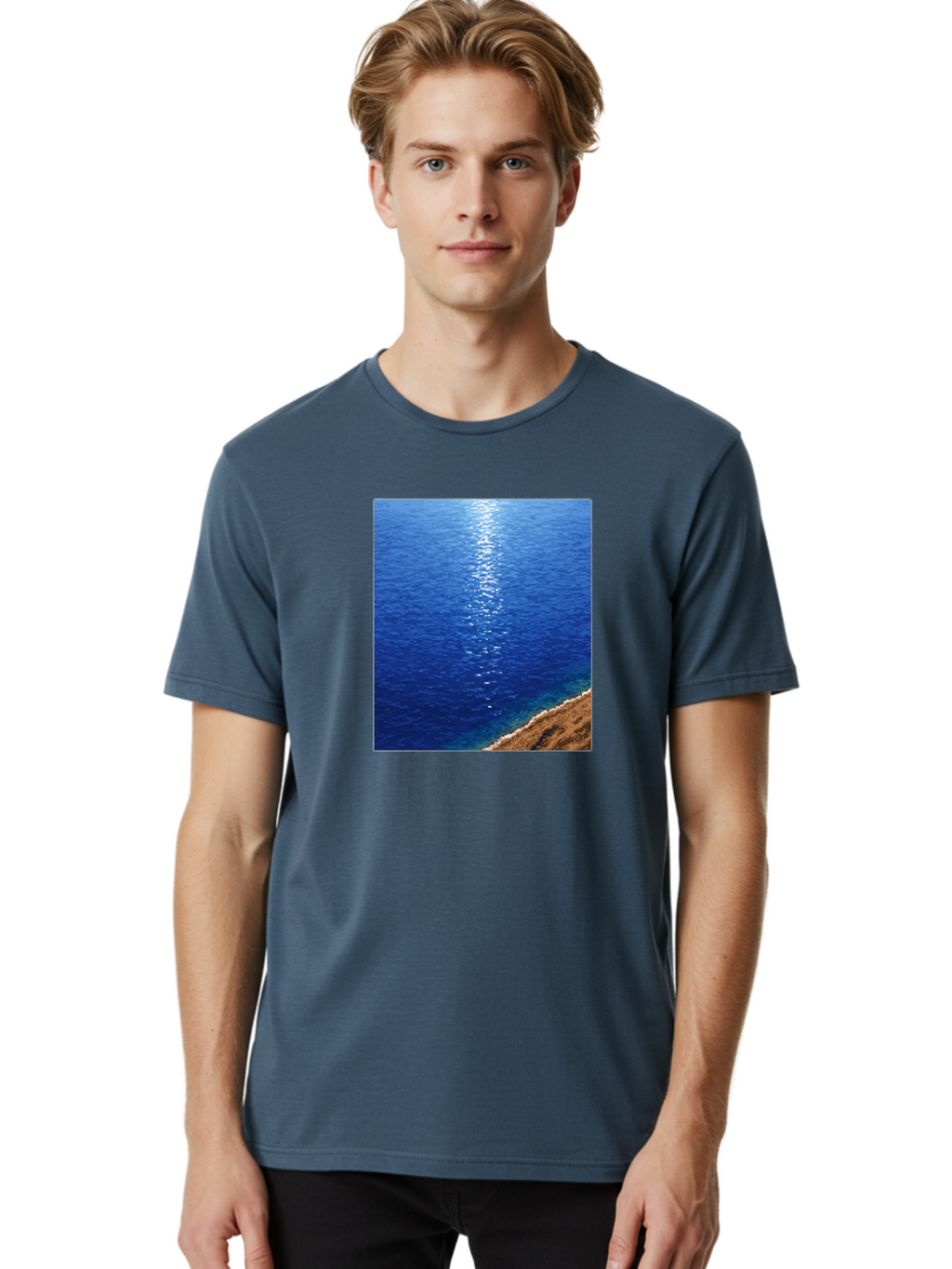 Ocean-Waves Men'S Graphic Tee, 100% Cotton, Comfortable Casual Summer Wear, Machine Washable, Vintage Camera, Old Camera, Antique Camera, Black Camera, Classic Photography, Photography Equipment, Nostalgic Device, Film Camera, Camera Art Bag868