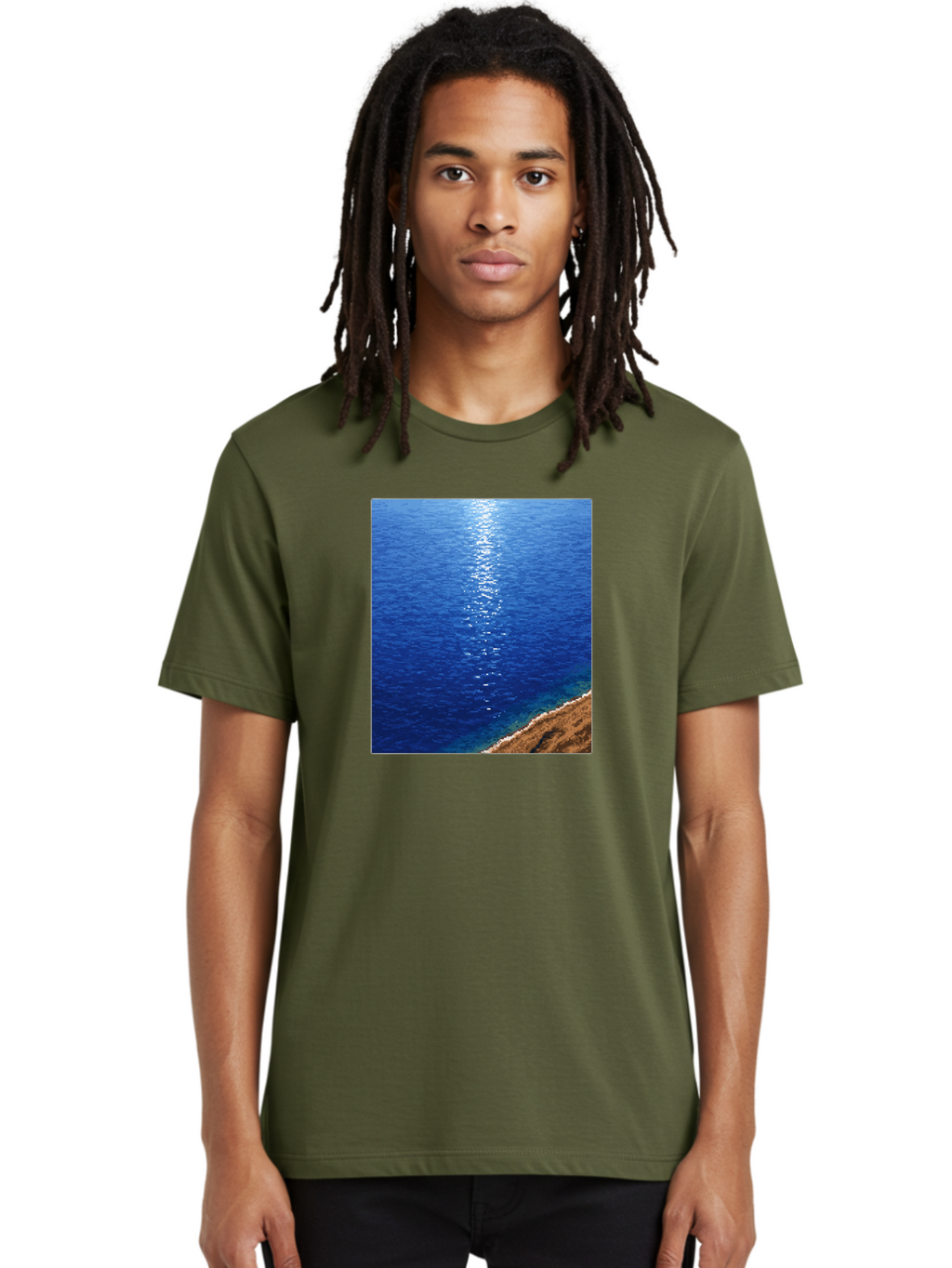 Ocean-Waves Men'S Graphic Tee, 100% Cotton, Comfortable Casual Summer Wear, Machine Washable, Vintage Camera, Old Camera, Antique Camera, Black Camera, Classic Photography, Photography Equipment, Nostalgic Device, Film Camera, Camera Art Bag868