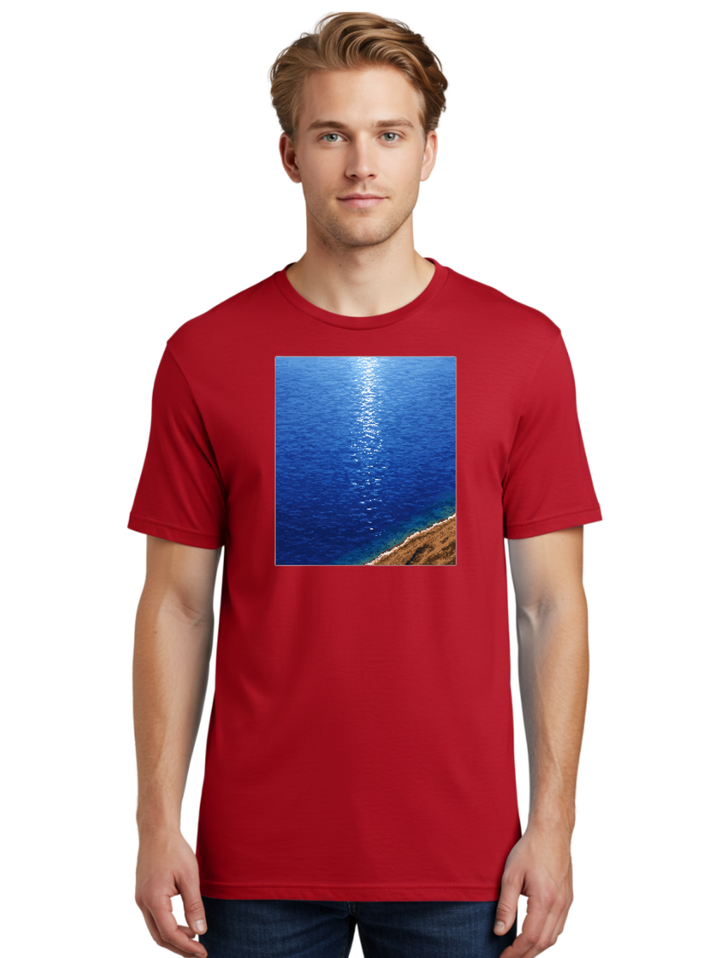 Ocean-Waves Men'S Graphic Tee, 100% Cotton, Comfortable Casual Summer Wear, Machine Washable, Vintage Camera, Old Camera, Antique Camera, Black Camera, Classic Photography, Photography Equipment, Nostalgic Device, Film Camera, Camera Art Bag868