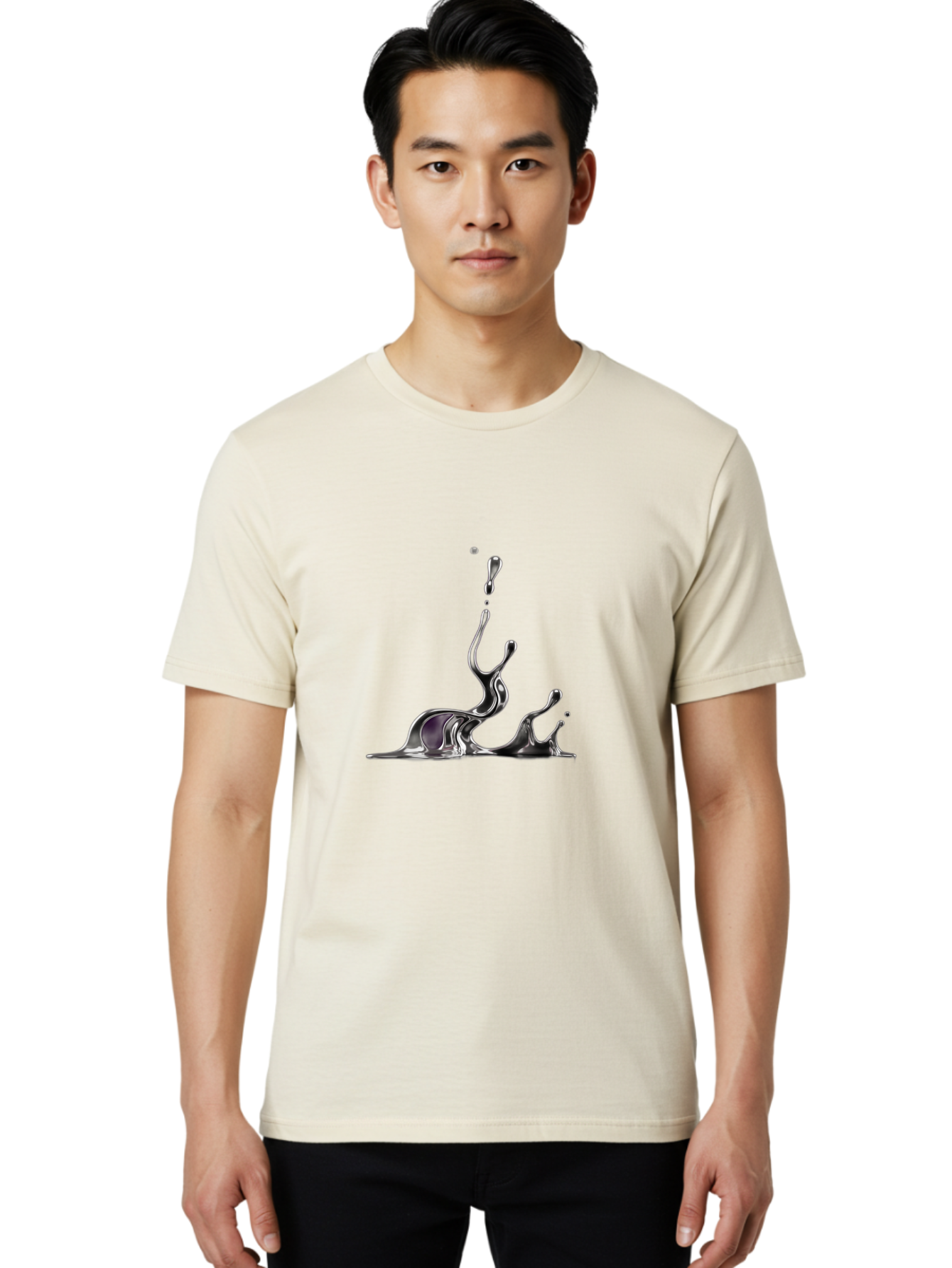 Oil-Splash Men'S Graphic Tee, 100% Cotton, Comfortable Casual Summer Wear, Machine Washable, Vintage Camera, Old Camera, Antique Camera, Black Camera, Classic Photography, Photography Equipment, Nostalgic Device, Film Camera, Camera Art Bag869