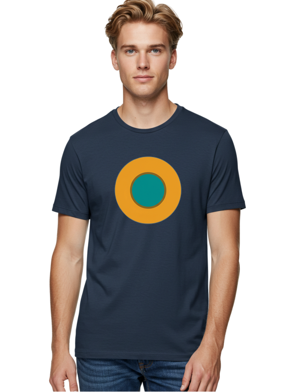 Orange-Circle Men'S Graphic Tee, 100% Cotton, Comfortable Casual Summer Wear, Machine Washable, Vintage Camera, Old Camera, Antique Camera, Black Camera, Classic Photography, Photography Equipment, Nostalgic Device, Film Camera, Camera Art Bag882