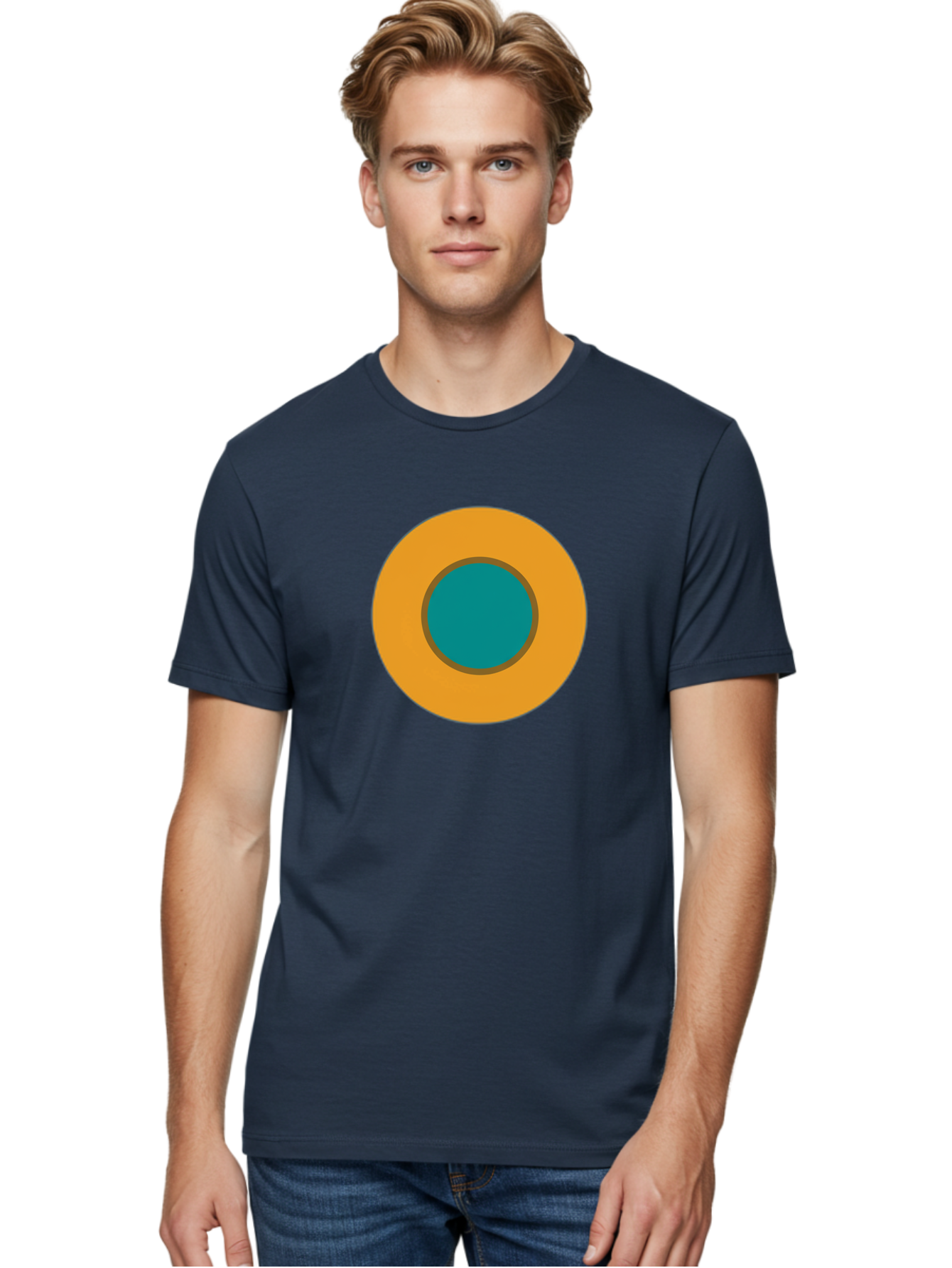 Orange-Circle Men'S Graphic Tee, 100% Cotton, Comfortable Casual Summer Wear, Machine Washable, Vintage Camera, Old Camera, Antique Camera, Black Camera, Classic Photography, Photography Equipment, Nostalgic Device, Film Camera, Camera Art Bag882