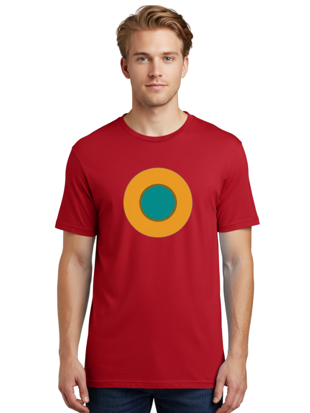 Orange-Circle Men'S Graphic Tee, 100% Cotton, Comfortable Casual Summer Wear, Machine Washable, Vintage Camera, Old Camera, Antique Camera, Black Camera, Classic Photography, Photography Equipment, Nostalgic Device, Film Camera, Camera Art Bag882