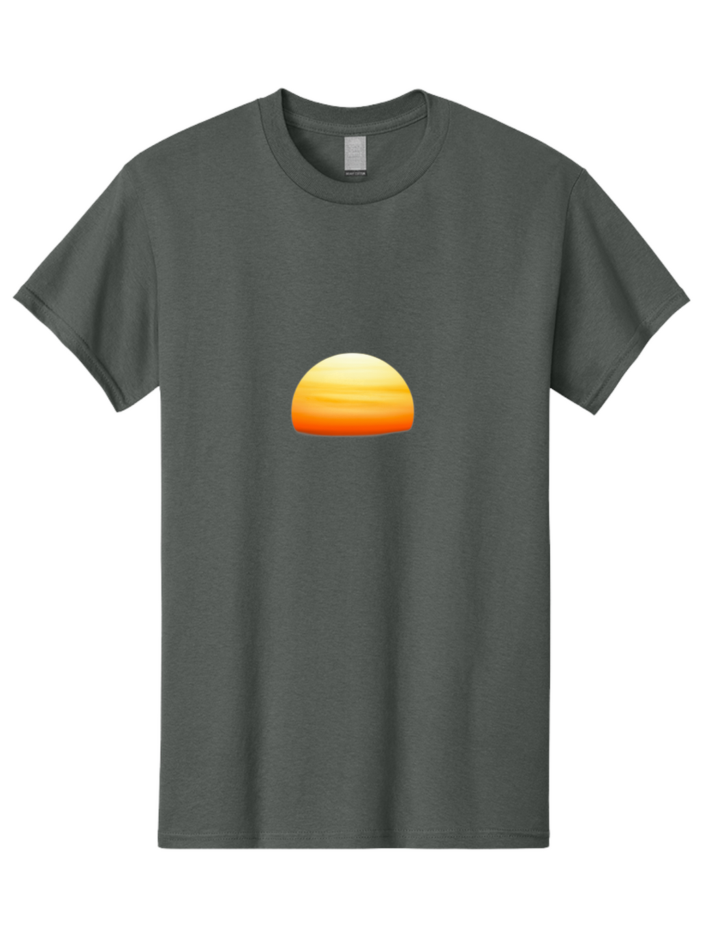 Orange-Gradient-Dome Men'S Graphic Tee, 100% Cotton, Comfortable Casual Summer Wear, Machine Washable, Vintage Camera, Old Camera, Antique Camera, Black Camera, Classic Photography, Photography Equipment, Nostalgic Device, Film Camera, Bag883