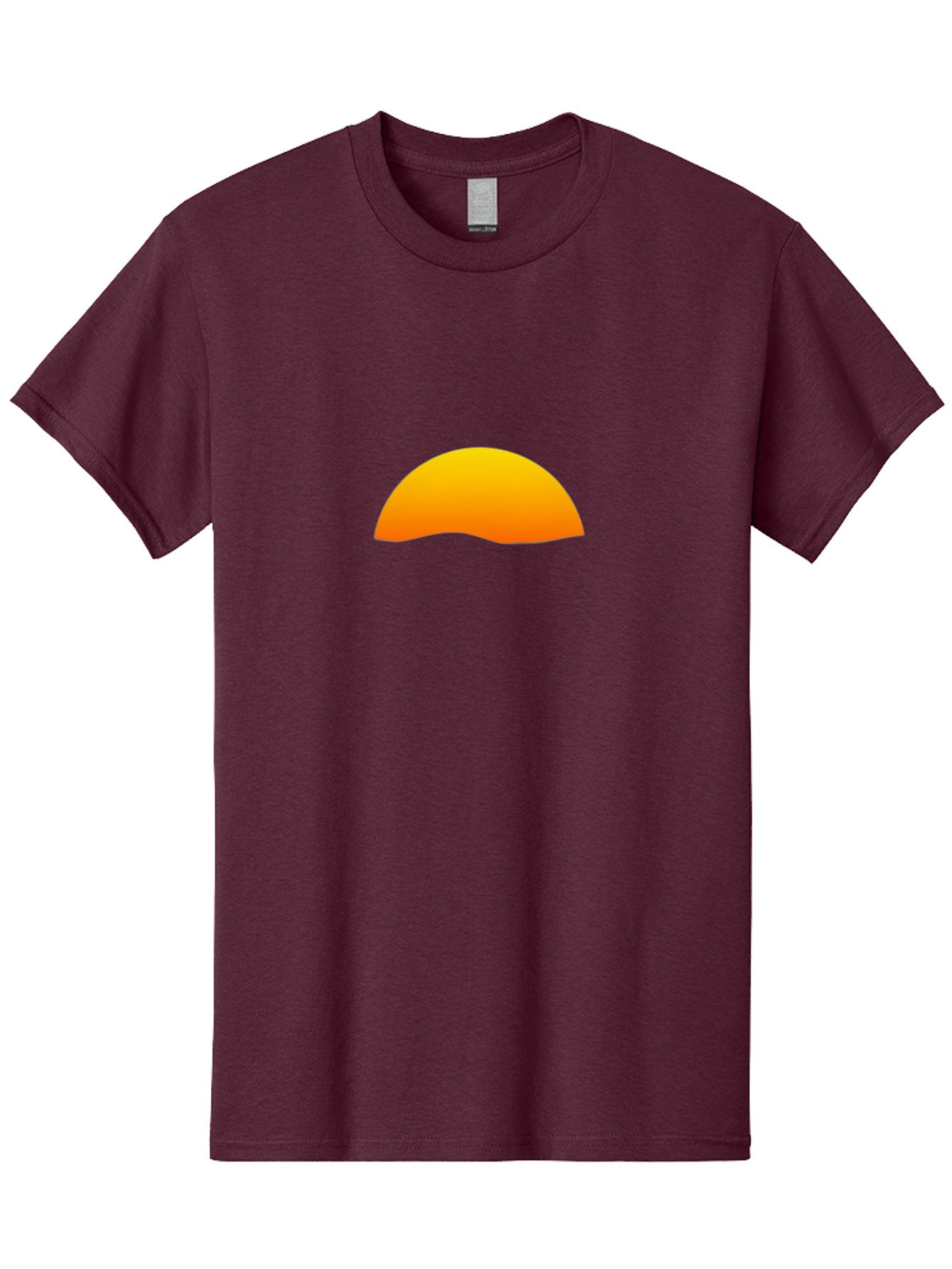 Orange-Half-Circle Men'S Graphic Tee, 100% Cotton, Comfortable Casual Summer Wear, Machine Washable, Vintage Camera, Old Camera, Antique Camera, Black Camera, Classic Photography, Photography Equipment, Nostalgic Device, Film Camera, Bag884