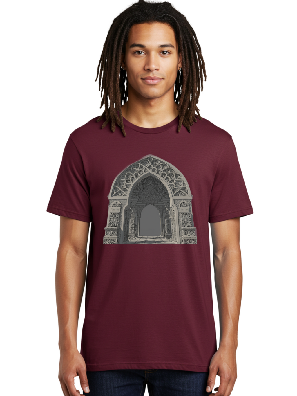 Ornate-Archway-2 Men'S Graphic Tee, 100% Cotton, Comfortable Casual Summer Wear, Machine Washable, Vintage Camera, Old Camera, Antique Camera, Black Camera, Classic Photography, Photography Equipment, Nostalgic Device, Film Camera, Camera Art Bag893