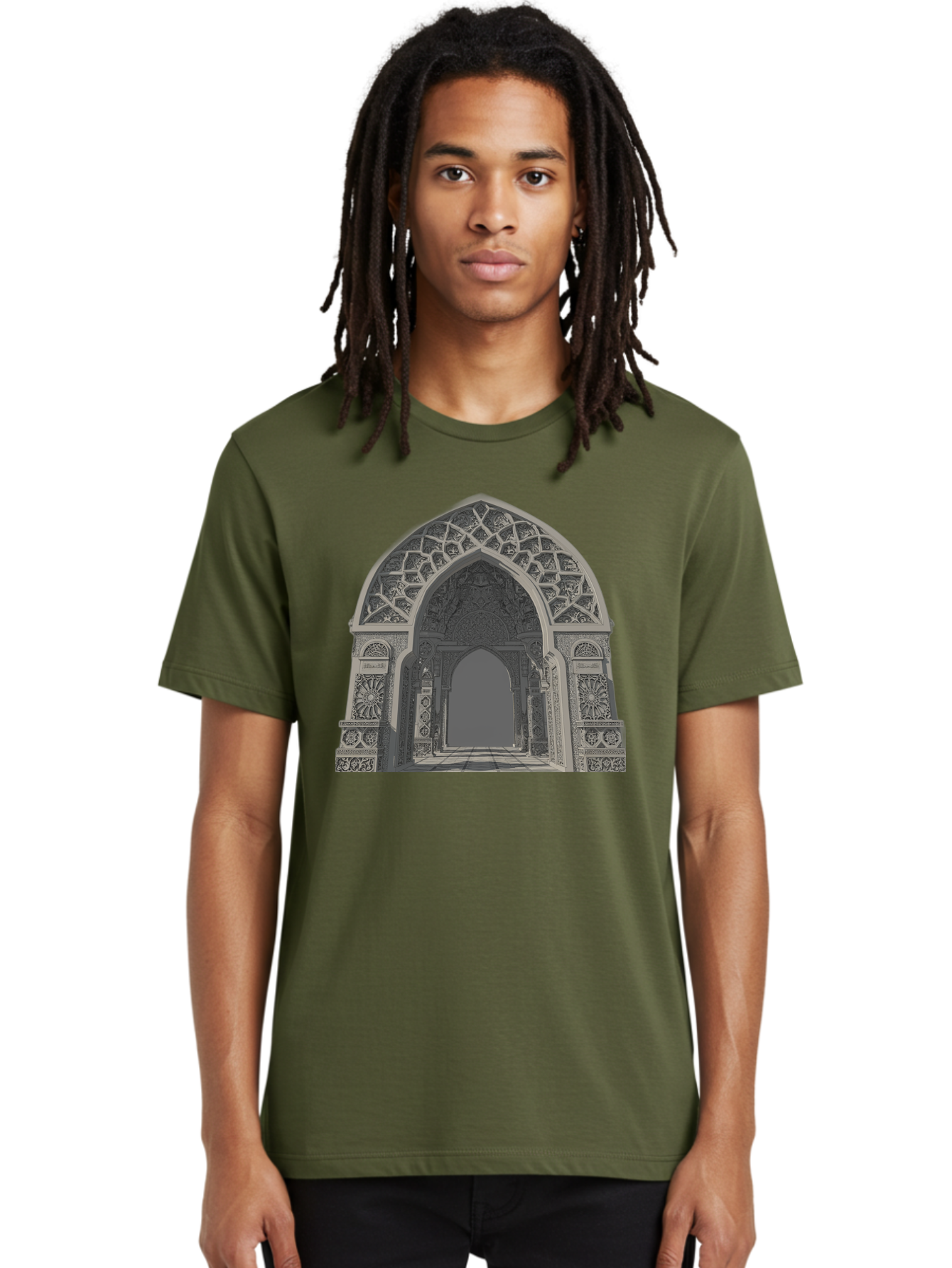 Ornate-Archway-2 Men'S Graphic Tee, 100% Cotton, Comfortable Casual Summer Wear, Machine Washable, Vintage Camera, Old Camera, Antique Camera, Black Camera, Classic Photography, Photography Equipment, Nostalgic Device, Film Camera, Camera Art Bag893