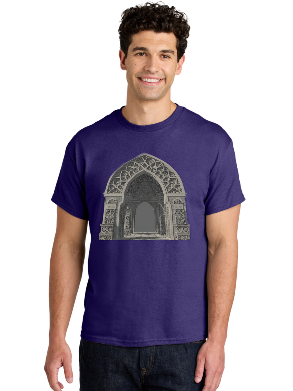 Ornate-Archway-2 Men'S Graphic Tee, 100% Cotton, Comfortable Casual Summer Wear, Machine Washable, Vintage Camera, Old Camera, Antique Camera, Black Camera, Classic Photography, Photography Equipment, Nostalgic Device, Film Camera, Camera Art Bag893