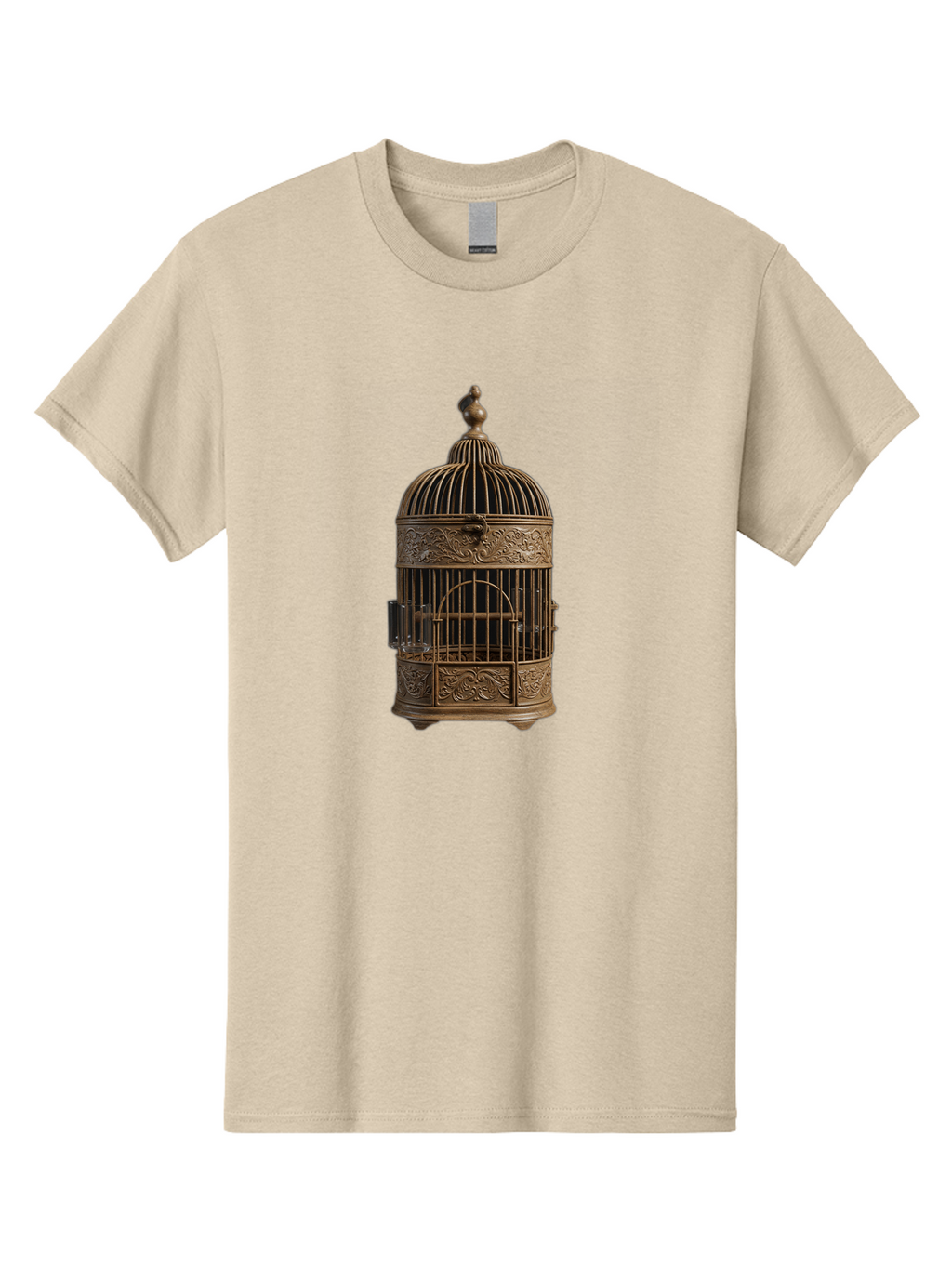 Ornate-Birdcage Men'S Graphic Tee, 100% Cotton, Comfortable Casual Summer Wear, Machine Washable, Vintage Camera, Old Camera, Antique Camera, Black Camera, Classic Photography, Photography Equipment, Nostalgic Device, Film Camera, Camera Art Bag895