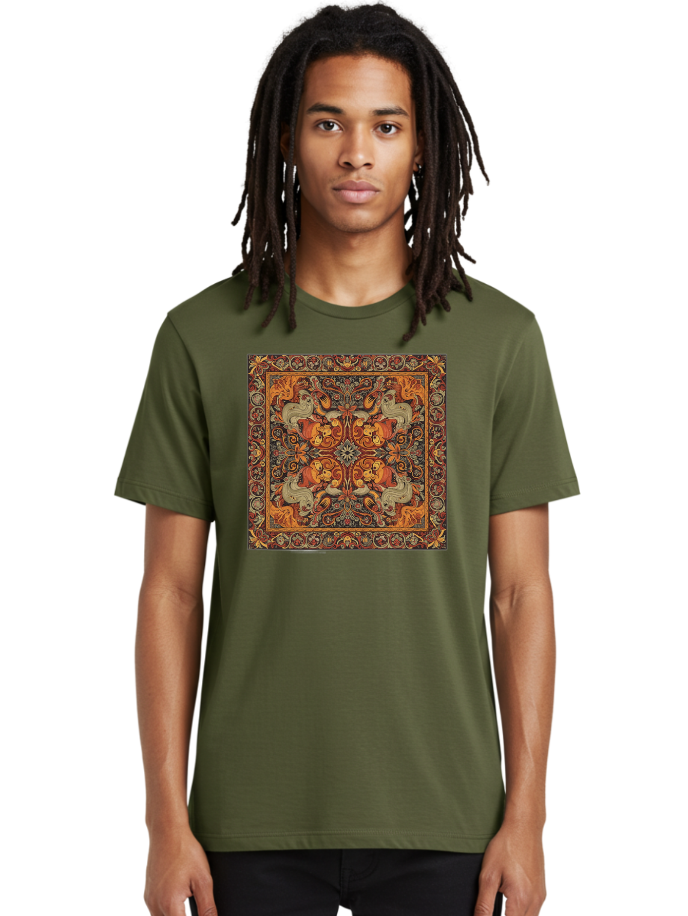 Ornate-Carpet Men'S Graphic Tee, 100% Cotton, Comfortable Casual Summer Wear, Machine Washable, Vintage Camera, Old Camera, Antique Camera, Black Camera, Classic Photography, Photography Equipment, Nostalgic Device, Film Camera, Camera Art Bag897